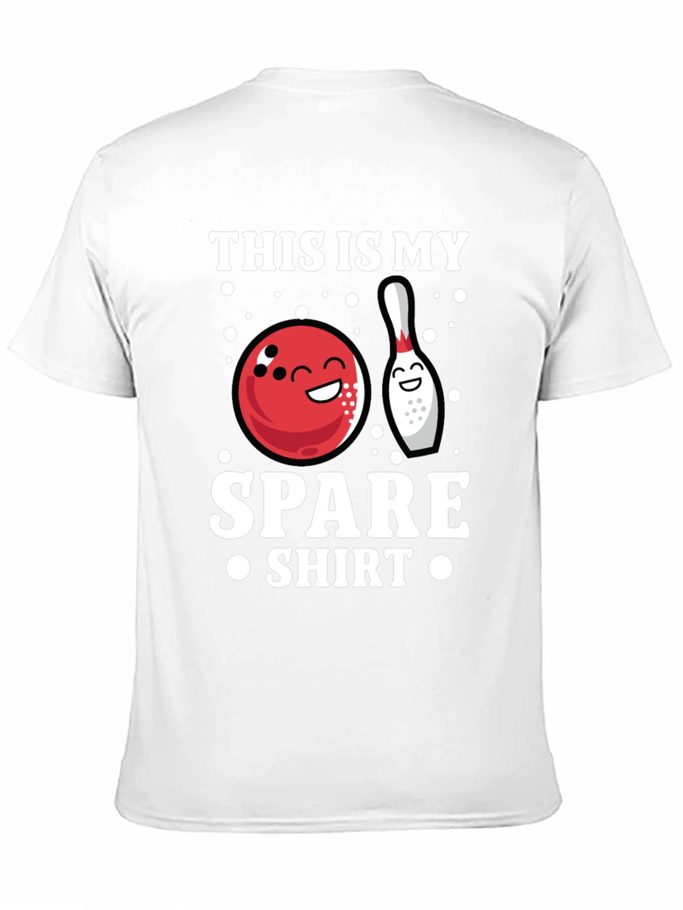 Black Bowling Spare Shirt - Funny Bowler T-Shirt view 11