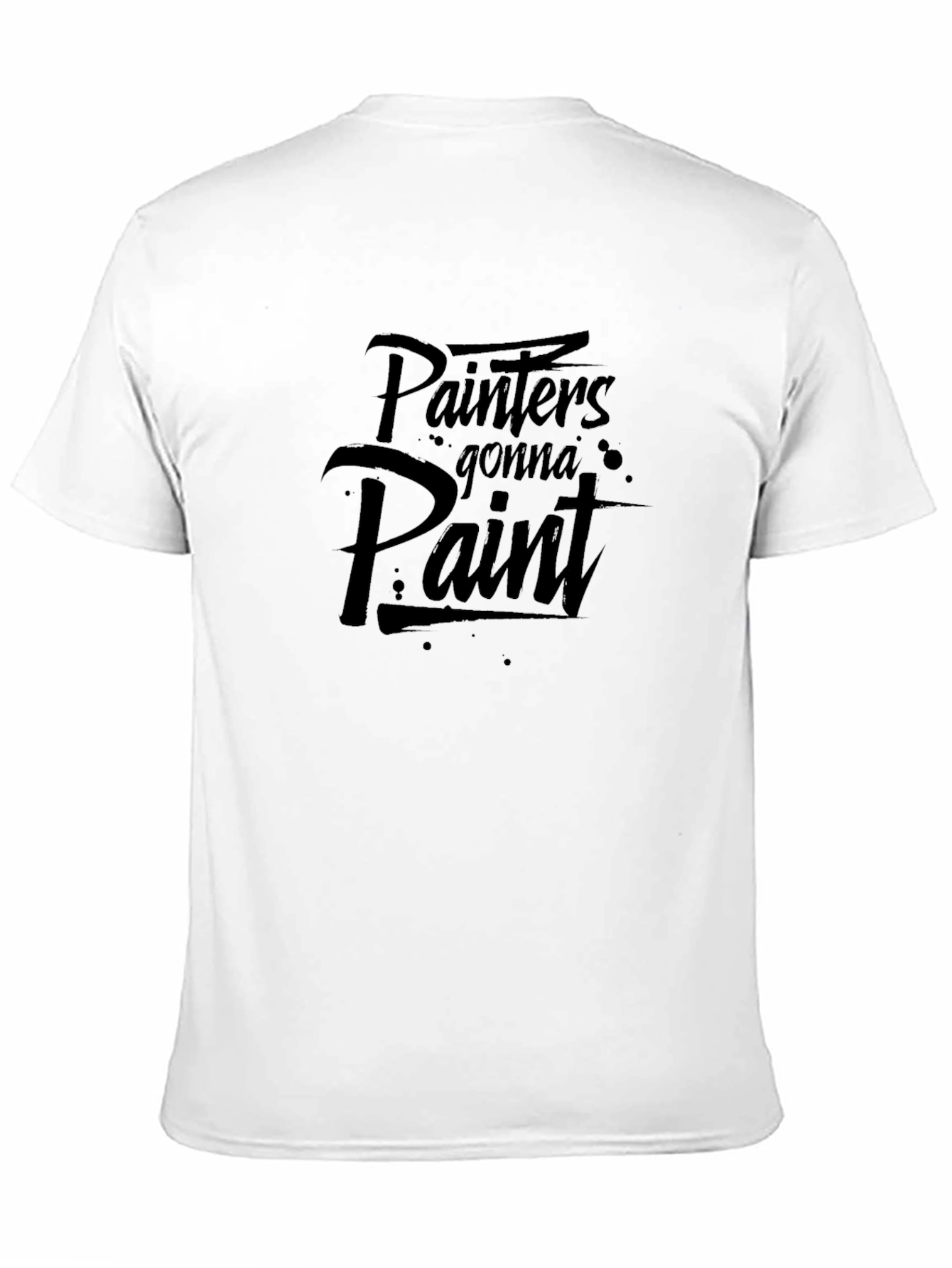 Black Painter's Gonna Paint T-Shirt - Artistic Apparel view 11
