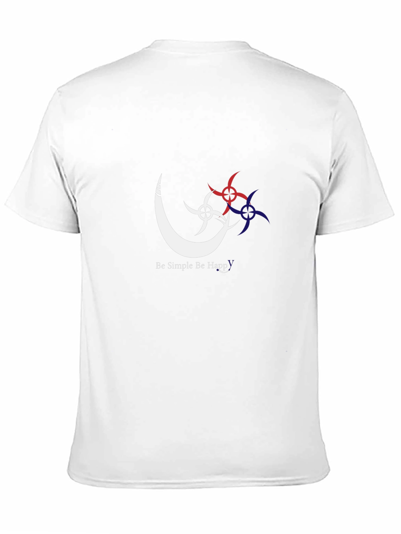 Black Simple Happy Graphic Black T-Shirt view 11