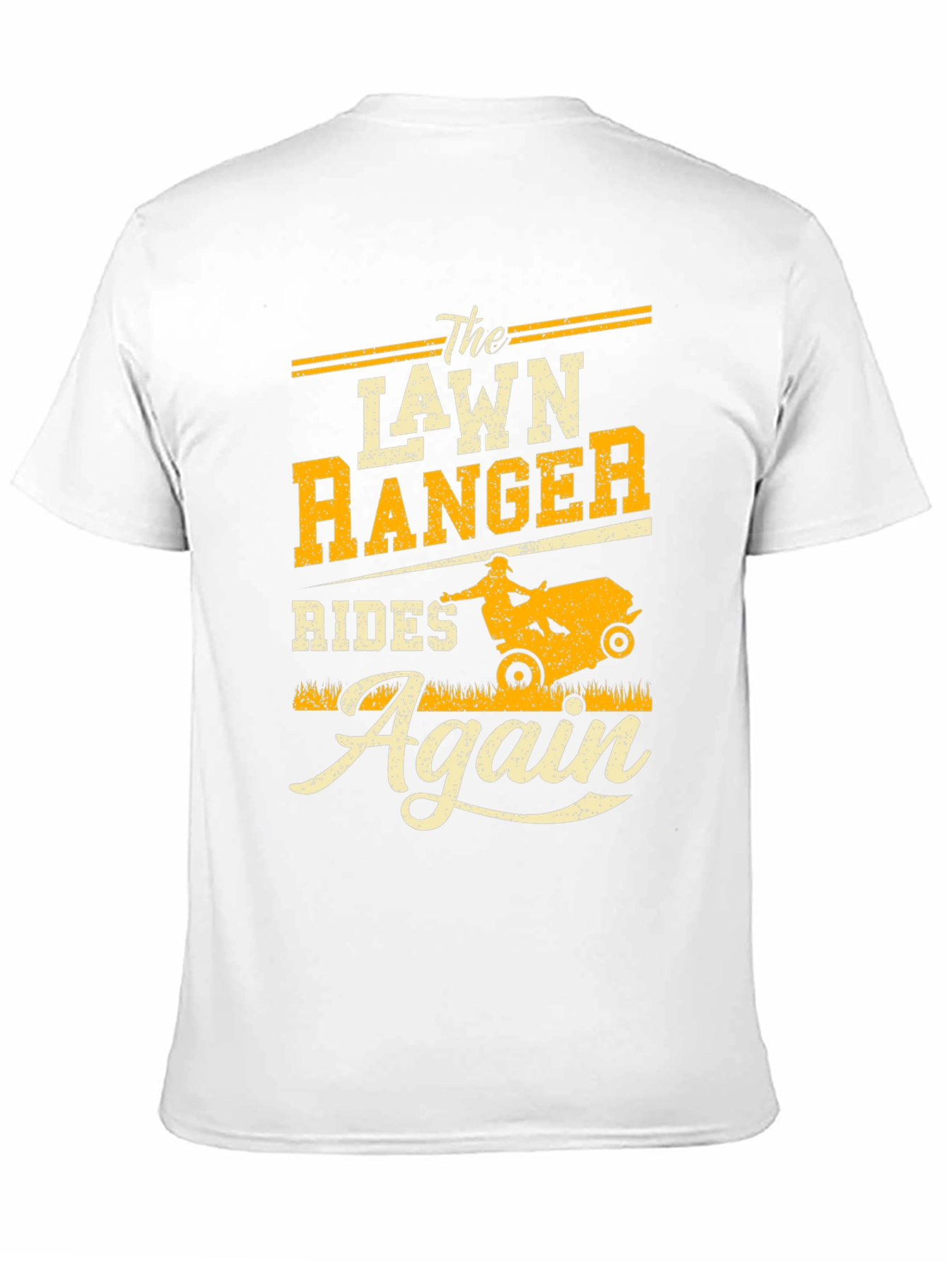 Black The Lawn Ranger Rides Again Graphic T-Shirt view 11