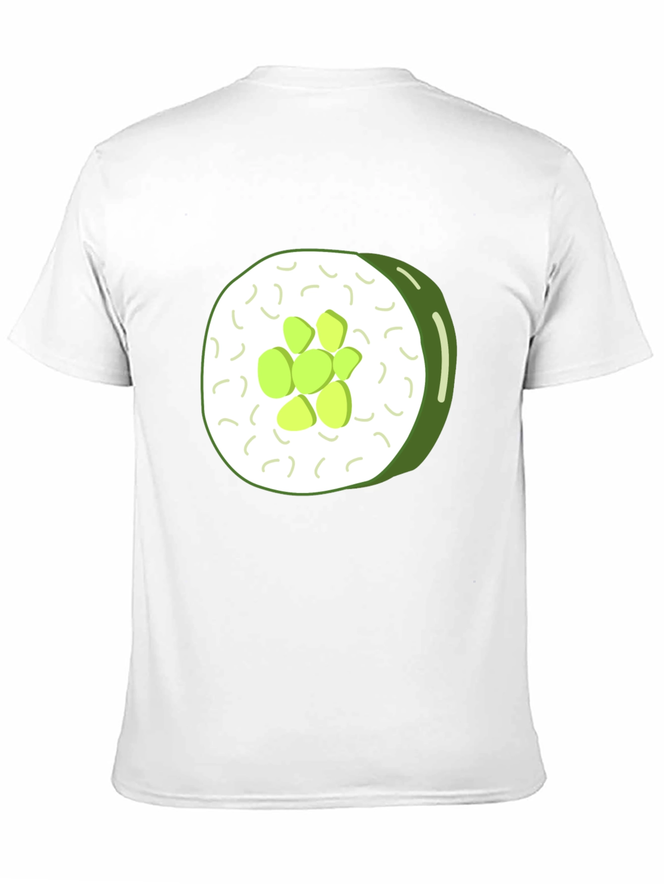 Black Sushi Roll Graphic Tee - Foodie T-Shirt view 11