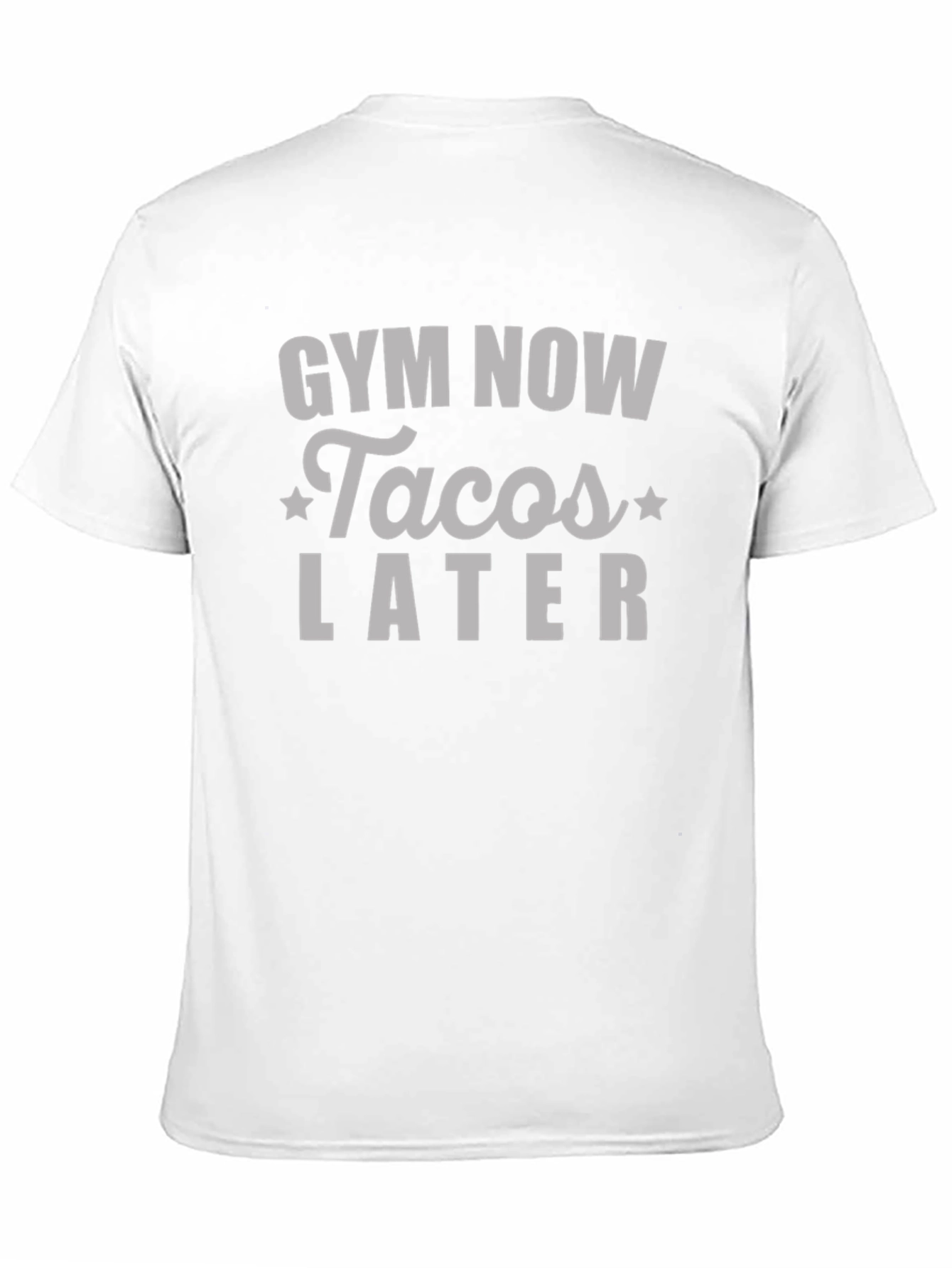 Black Gym Now Tacos Later Graphic Tee view 11