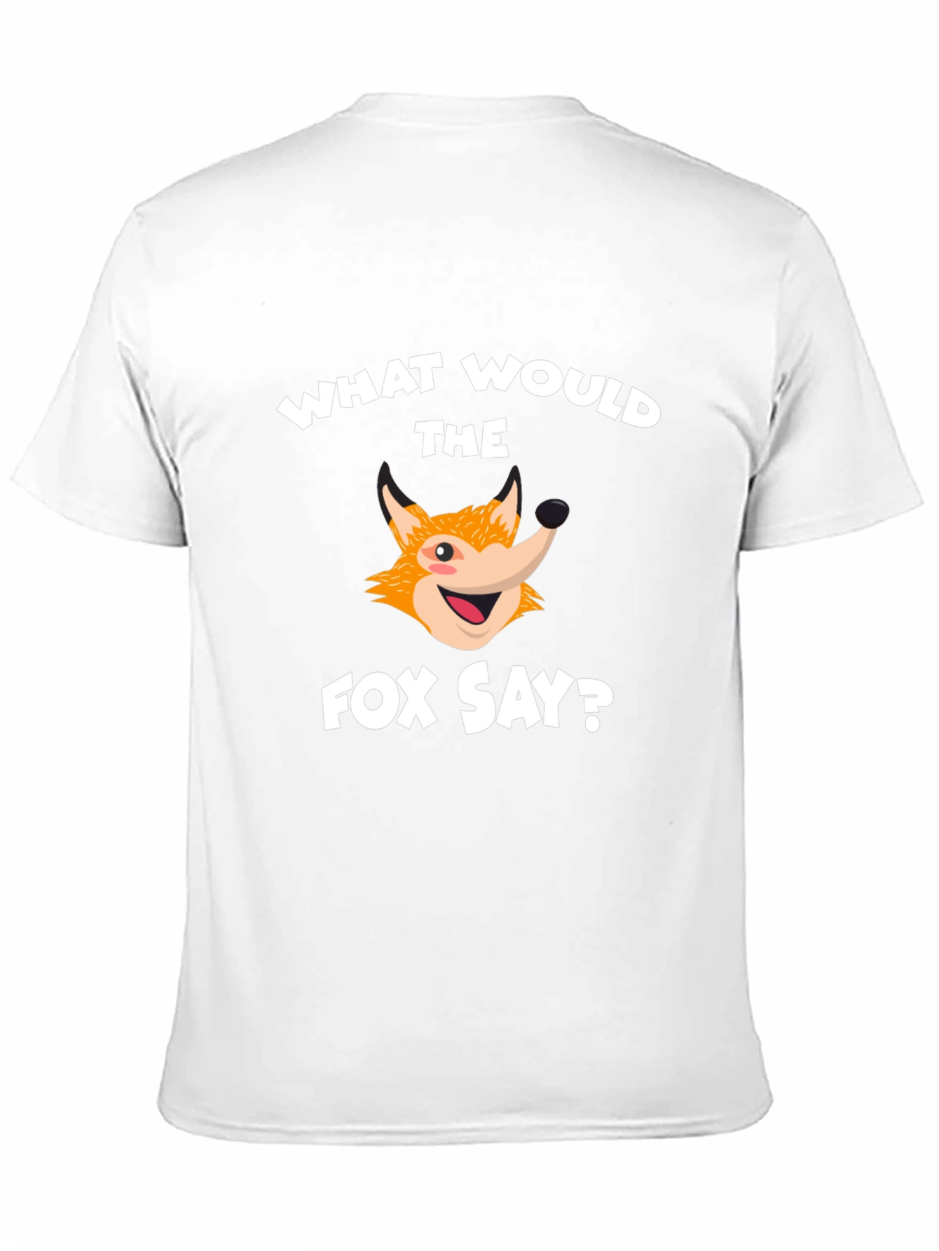 Black What Does the Fox Say? Graphic Tee view 11