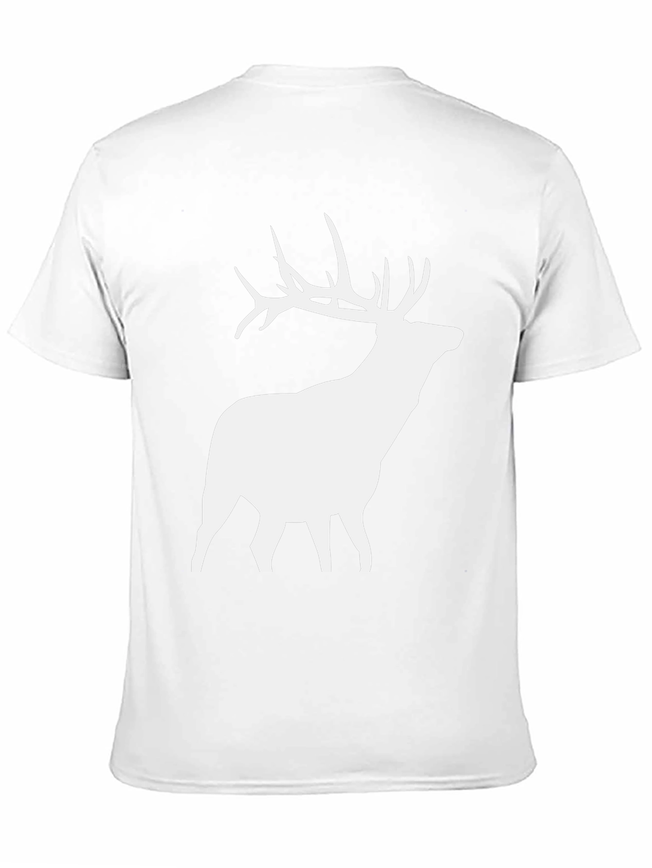 Black Deer Silhouette Graphic Tee - Black view 11