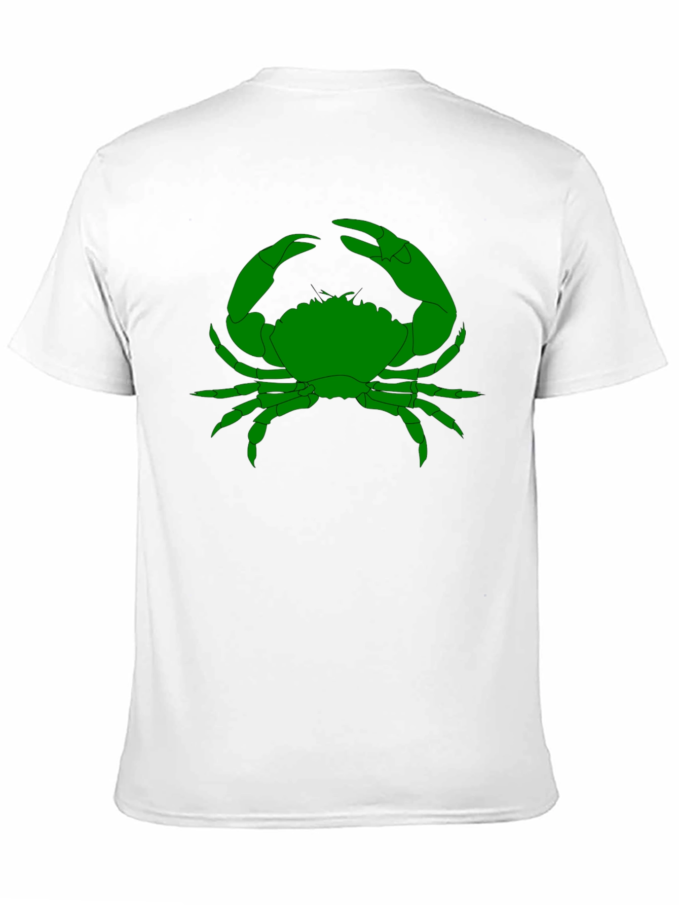 Black Green Crab Graphic T-Shirt - Black view 11