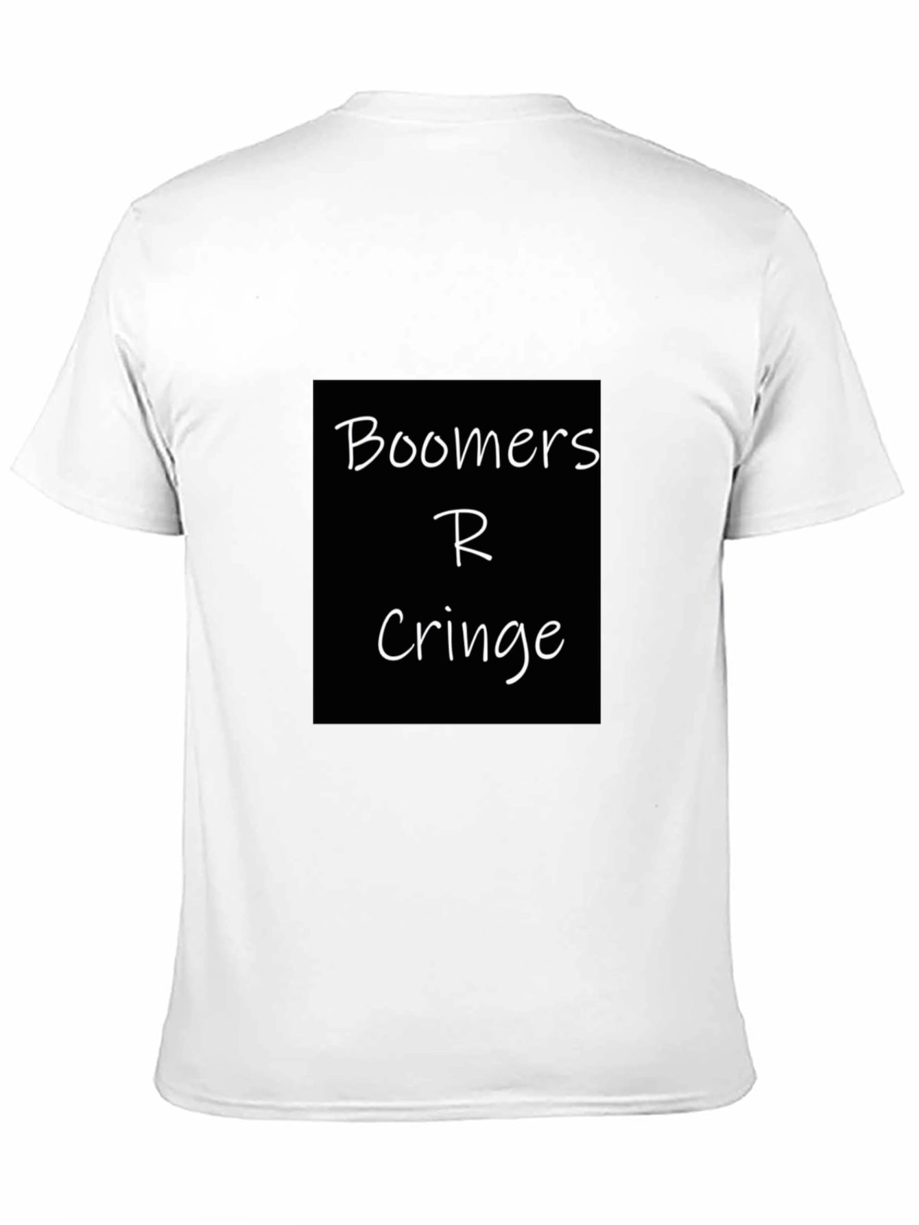 Black Boomers R Cringe Black T-Shirt view 11
