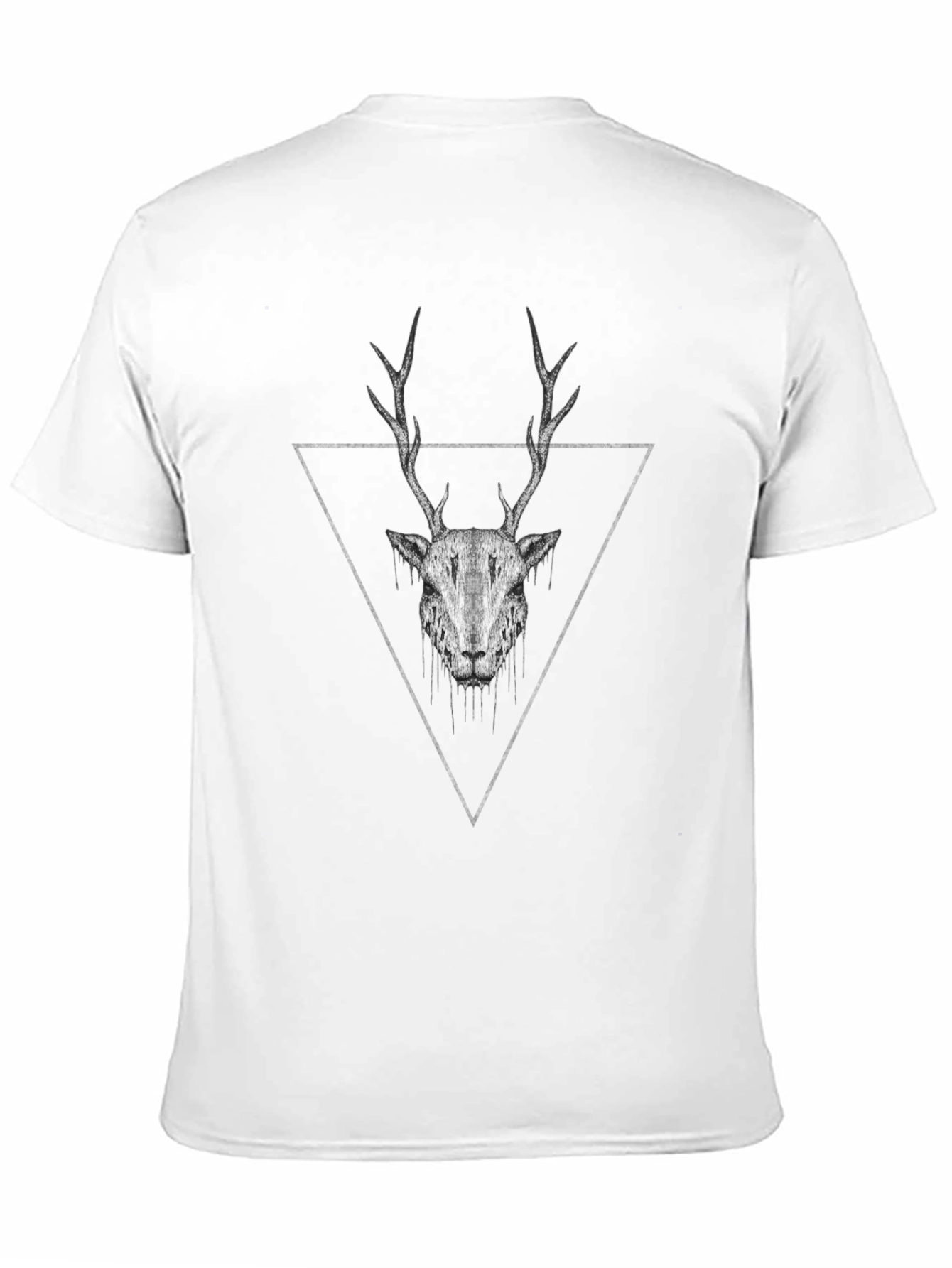 Black Black Deer Graphic Tee - Modern Style view 11