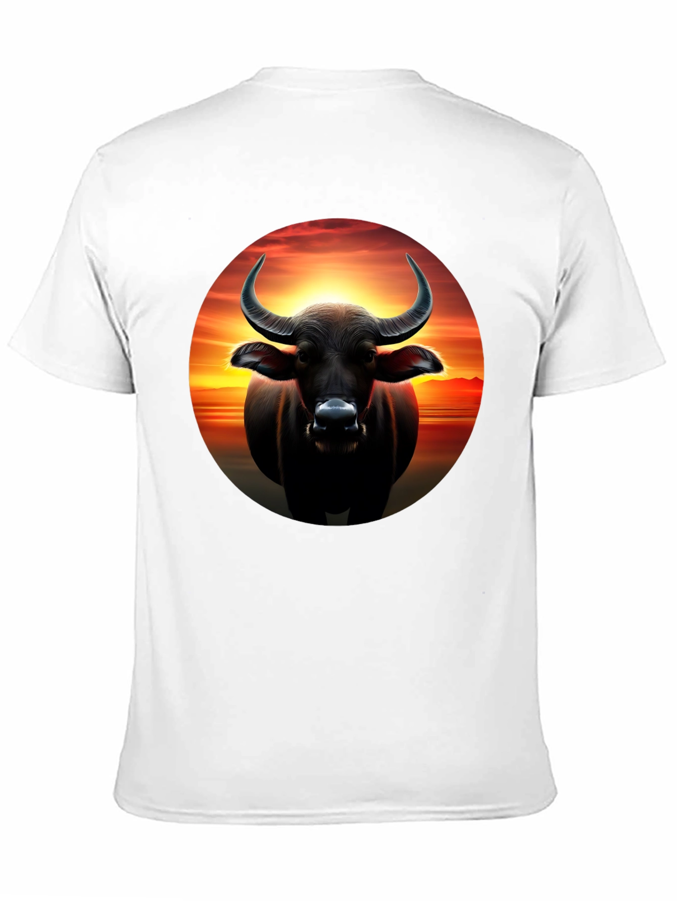 Black Buffalo Sunset Graphic Tee view 11