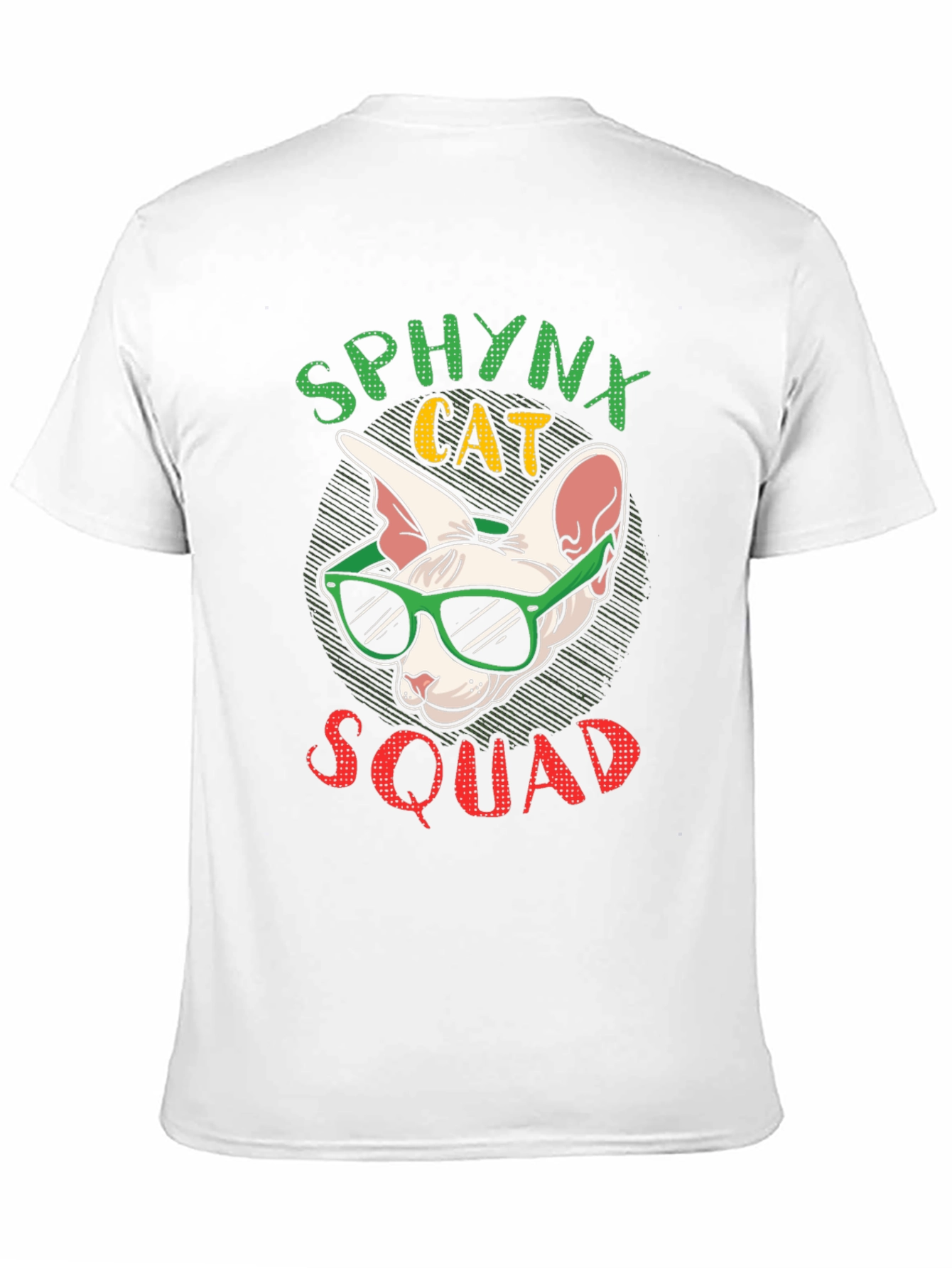 Black Sphynx Cat Squad T-Shirt view 11