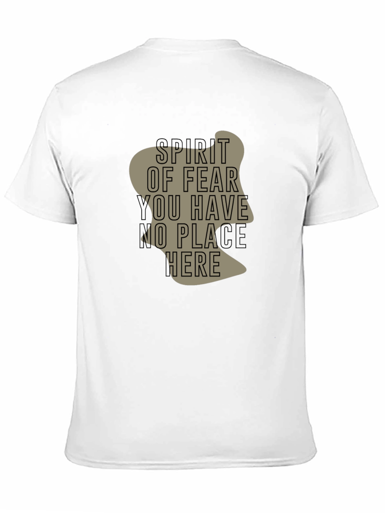 Black Spirit of Fear Graphic Tee - Black Crew Neck T-Shirt view 11