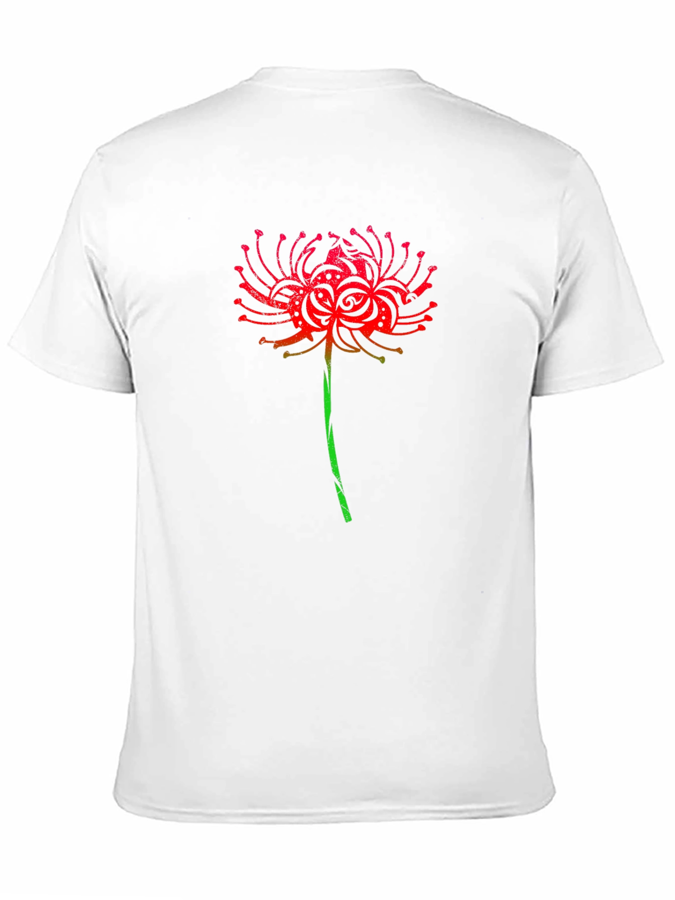 Black Red Spider Lily Graphic Tee view 11