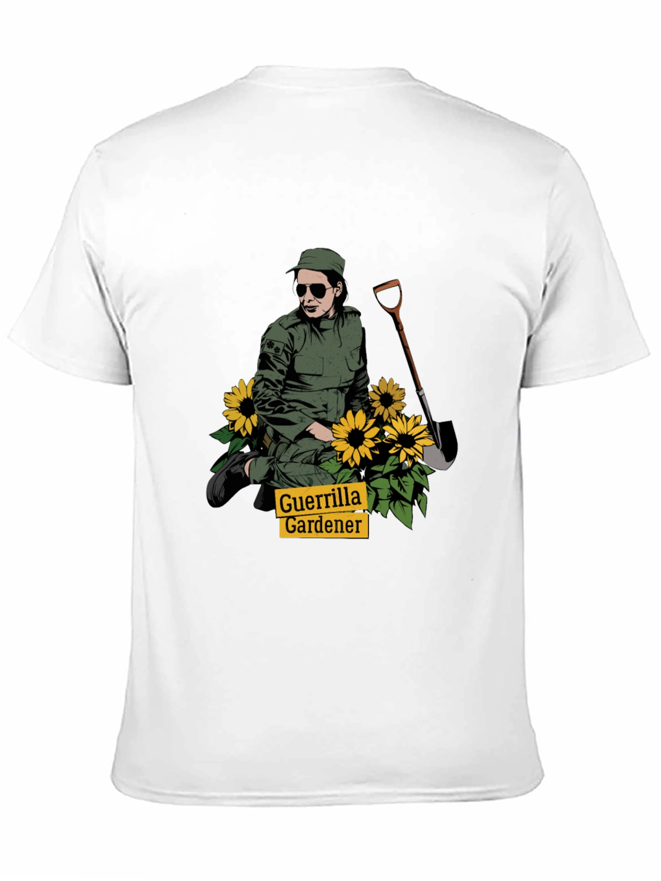 Guerrilla Gardener T-Shirt - Black, Graphic Tee - 11