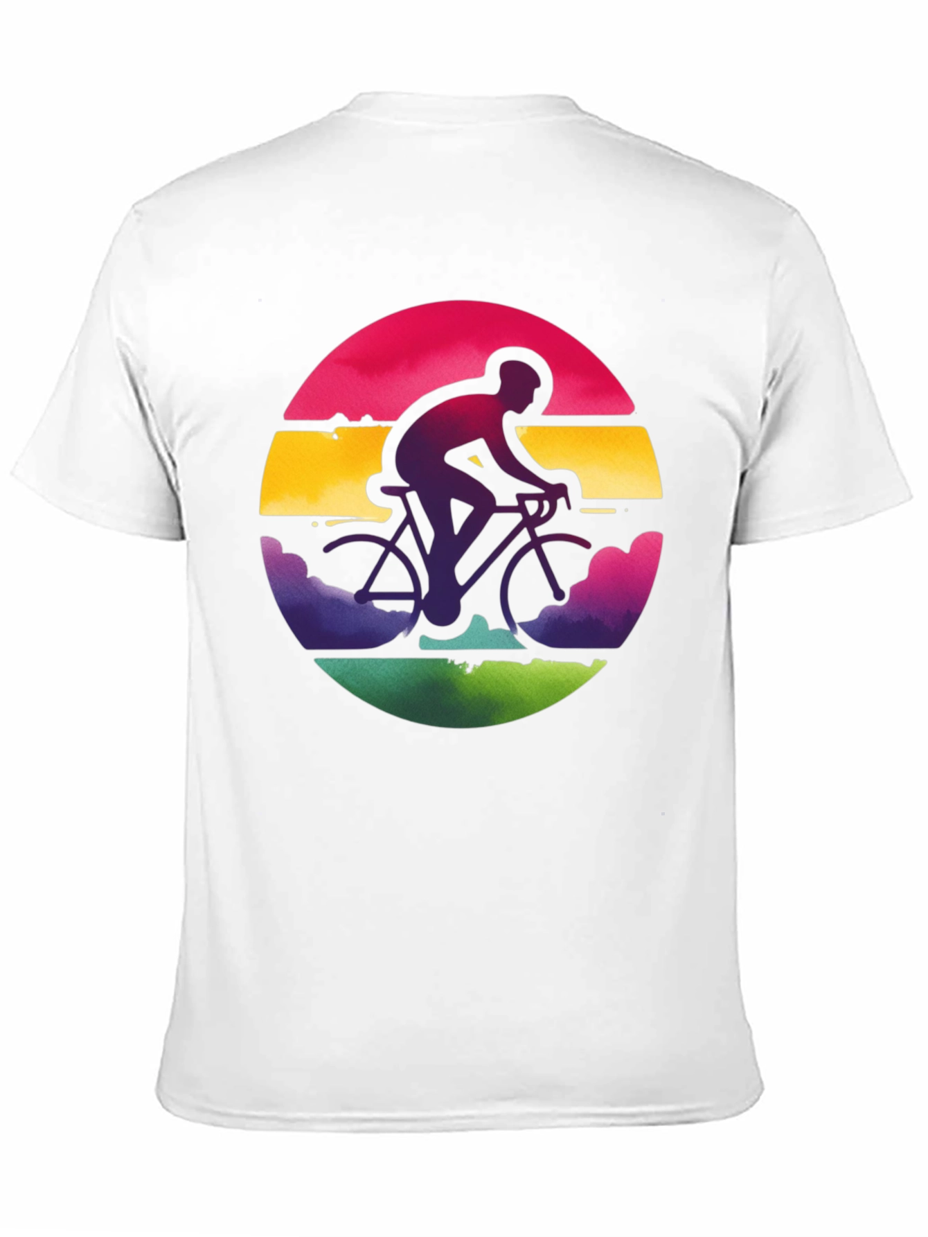 Black Retro Cycling T-Shirt view 11