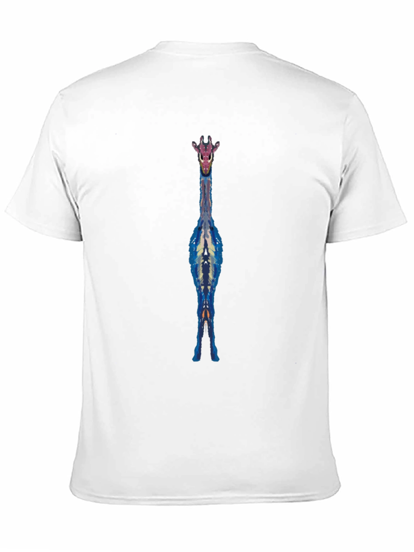 Black Giraffe Graphic Tee - Black Cotton Blend Casual Shirt view 11