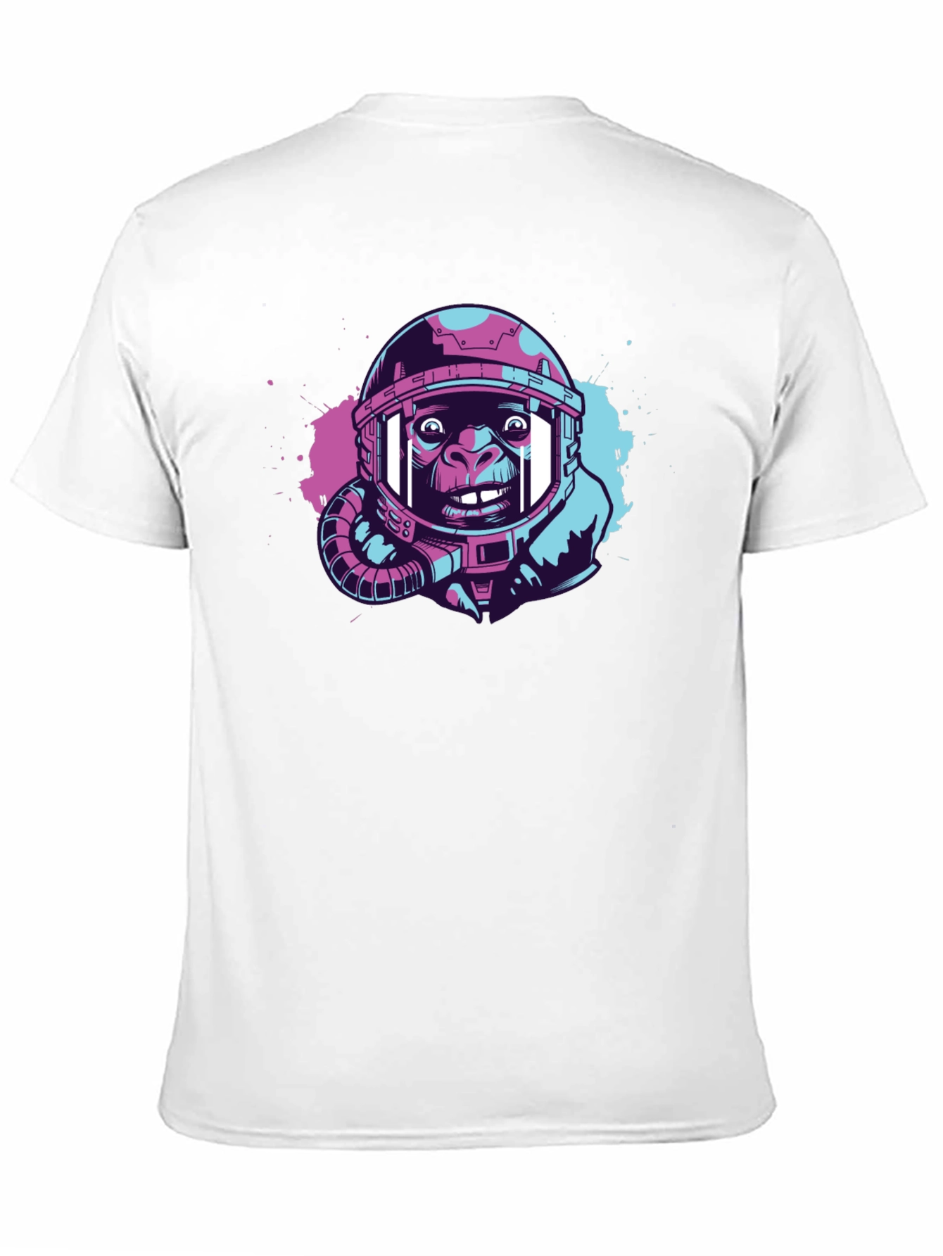 Black Ape Astronaut Graphic T-Shirt - Trendy Space Design view 11