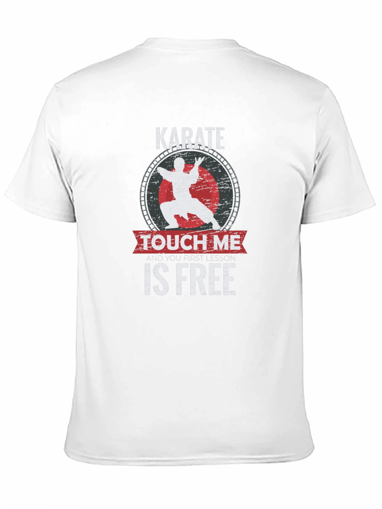Black Karate Touch Me T-Shirt - Funny Martial Arts Tee view 11