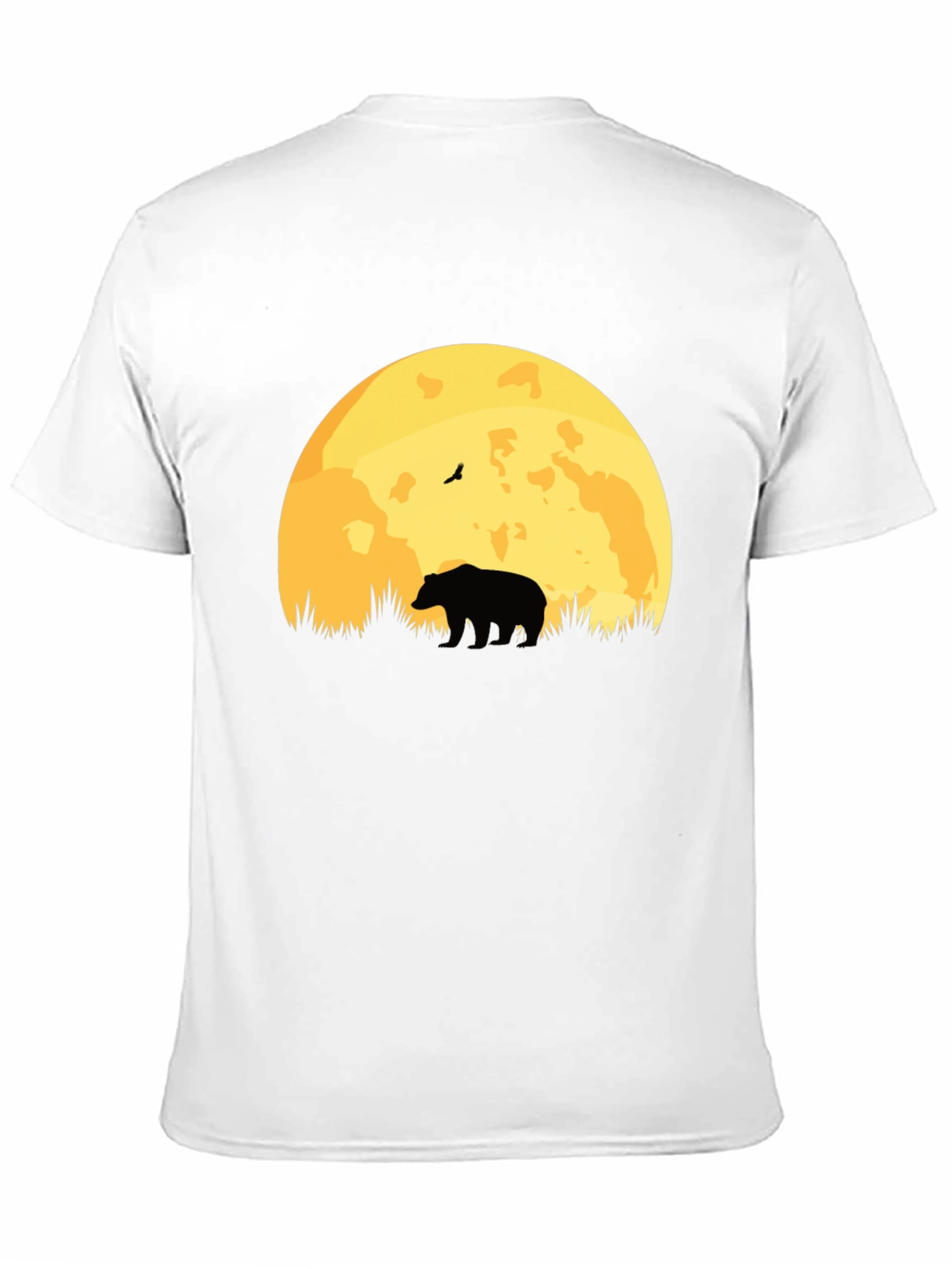 Black Bear Moon Silhouette T-Shirt - Nature Lover's Tee view 11