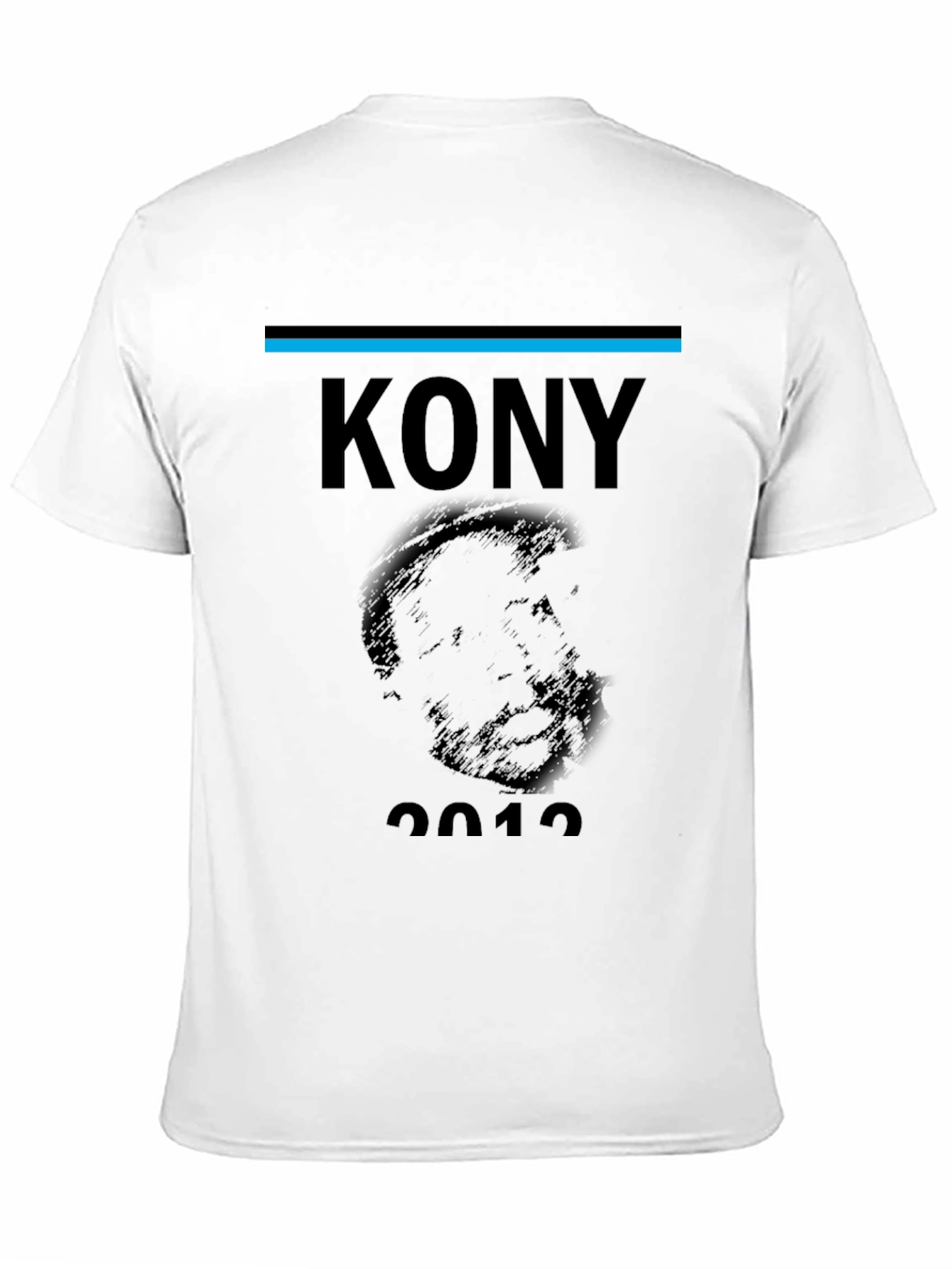 Black Kony 2012 Graphic Print Black T-Shirt view 11