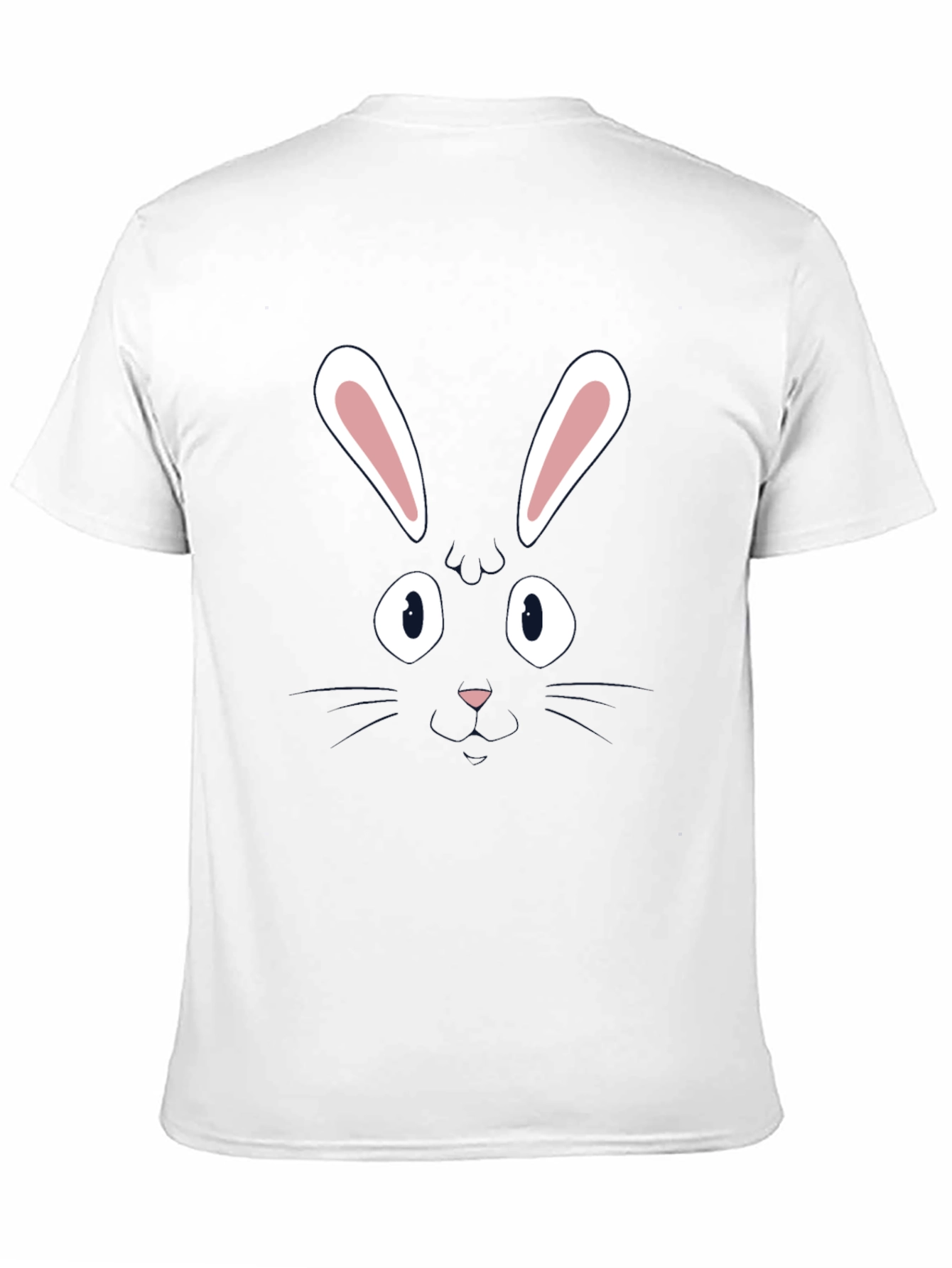 Funny Bunny Face Graphic Tee - Easter T-Shirt - 11