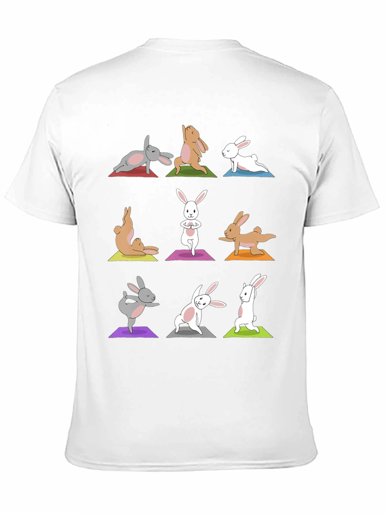 Black Yoga Bunny T-Shirt - Relax in Style view 11