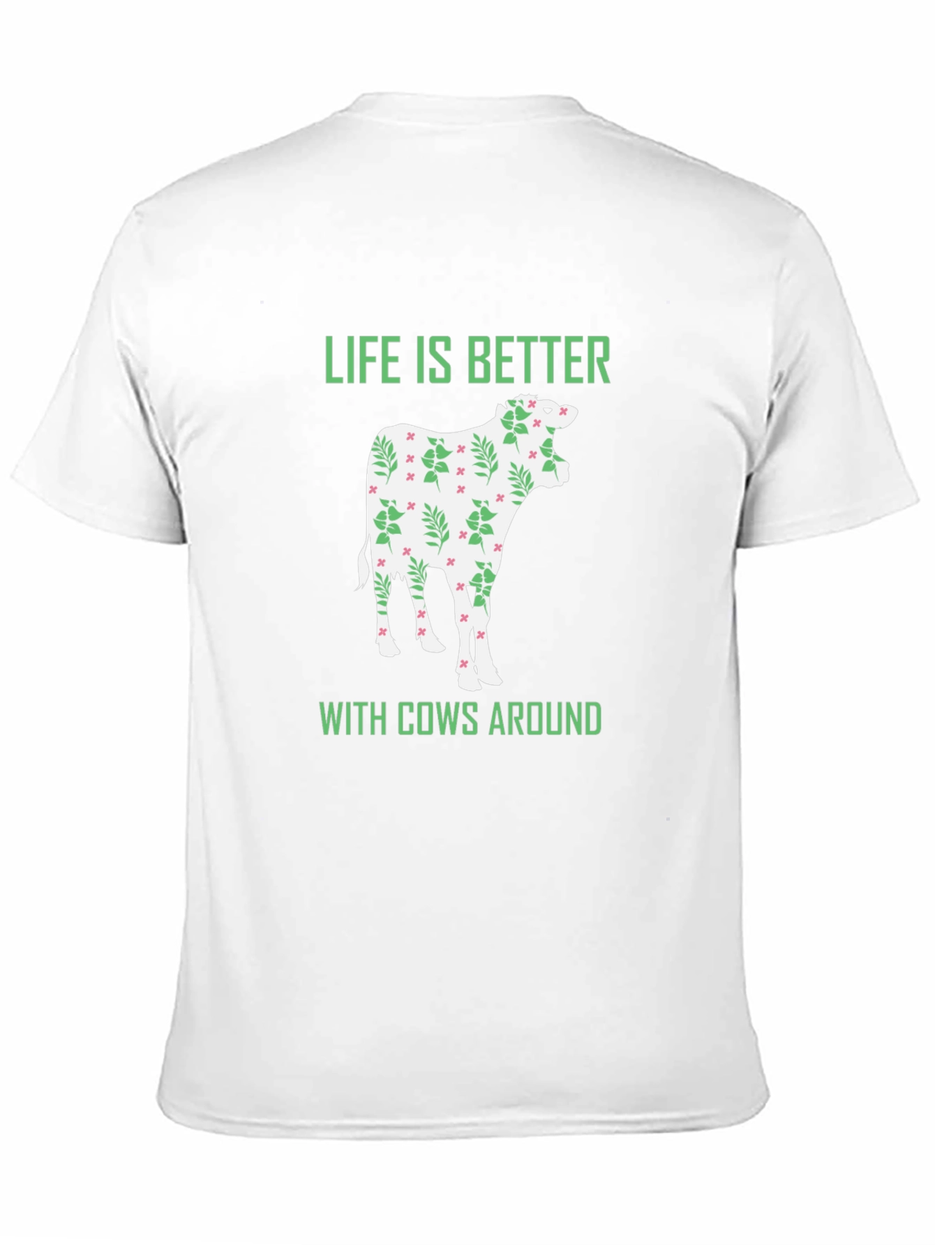 Black Life Is Better With Cows T-Shirt view 11