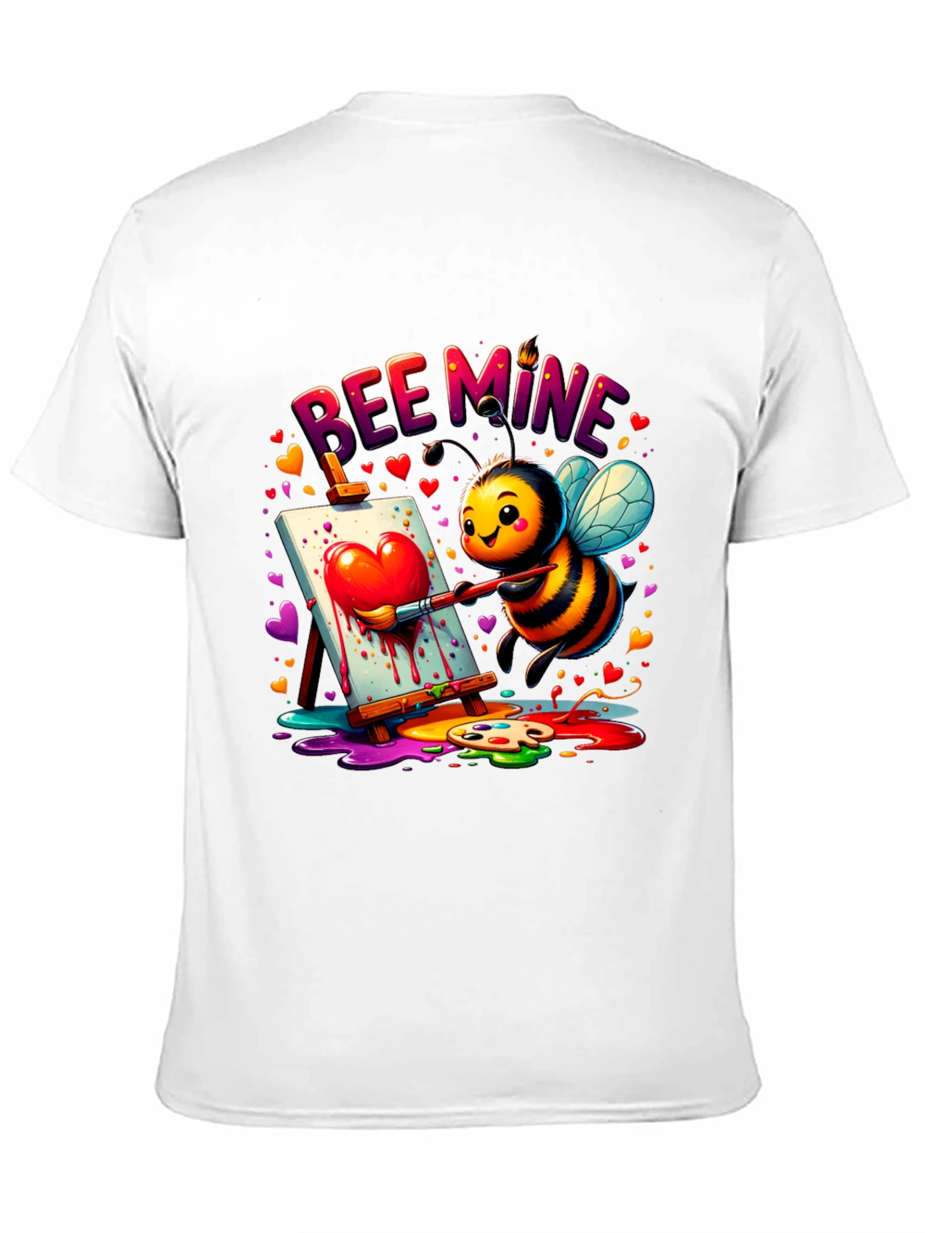 Black Bee Mine Graphic Tee - Valentine's Day view 11
