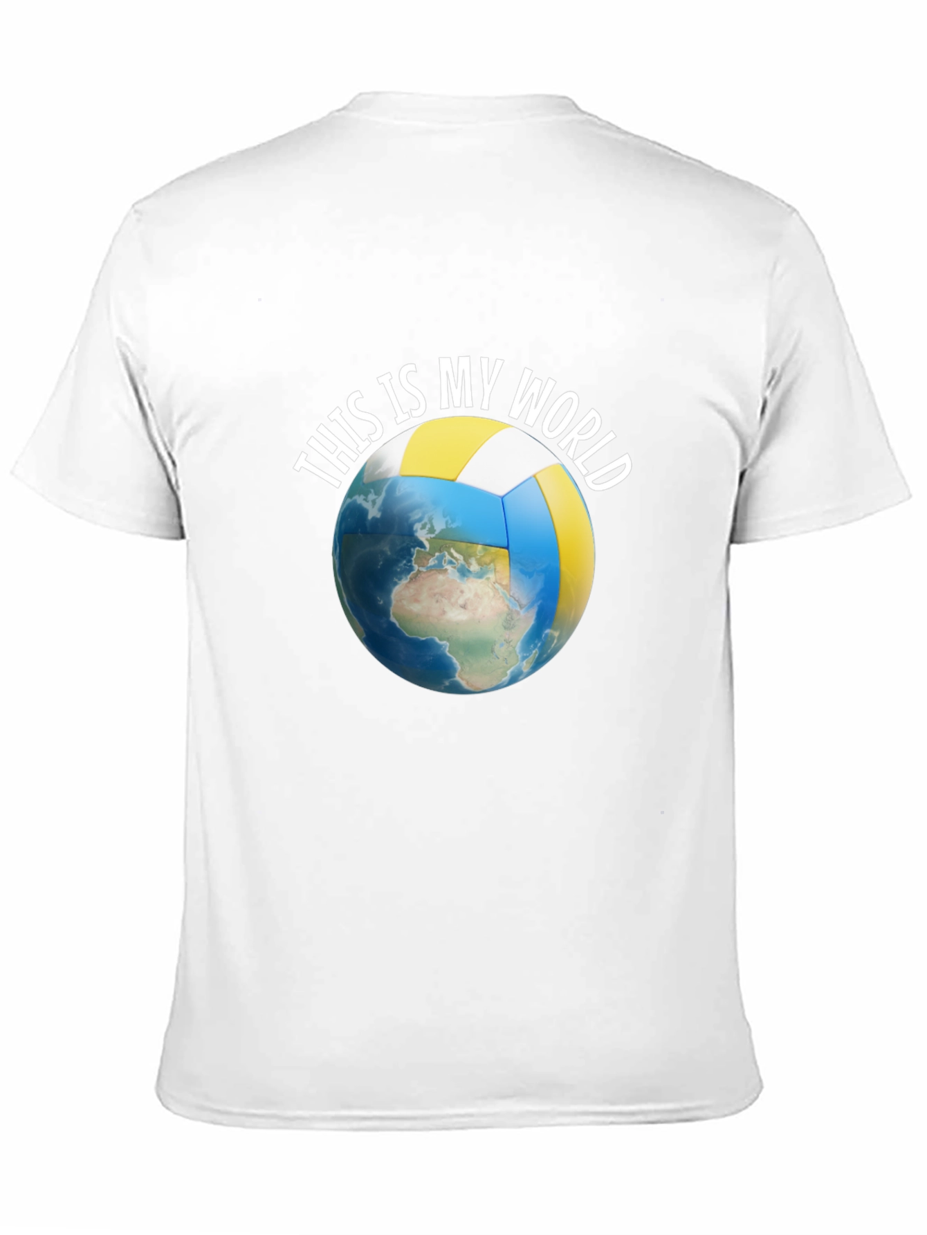 Black Volleyball World Graphic Tee view 11