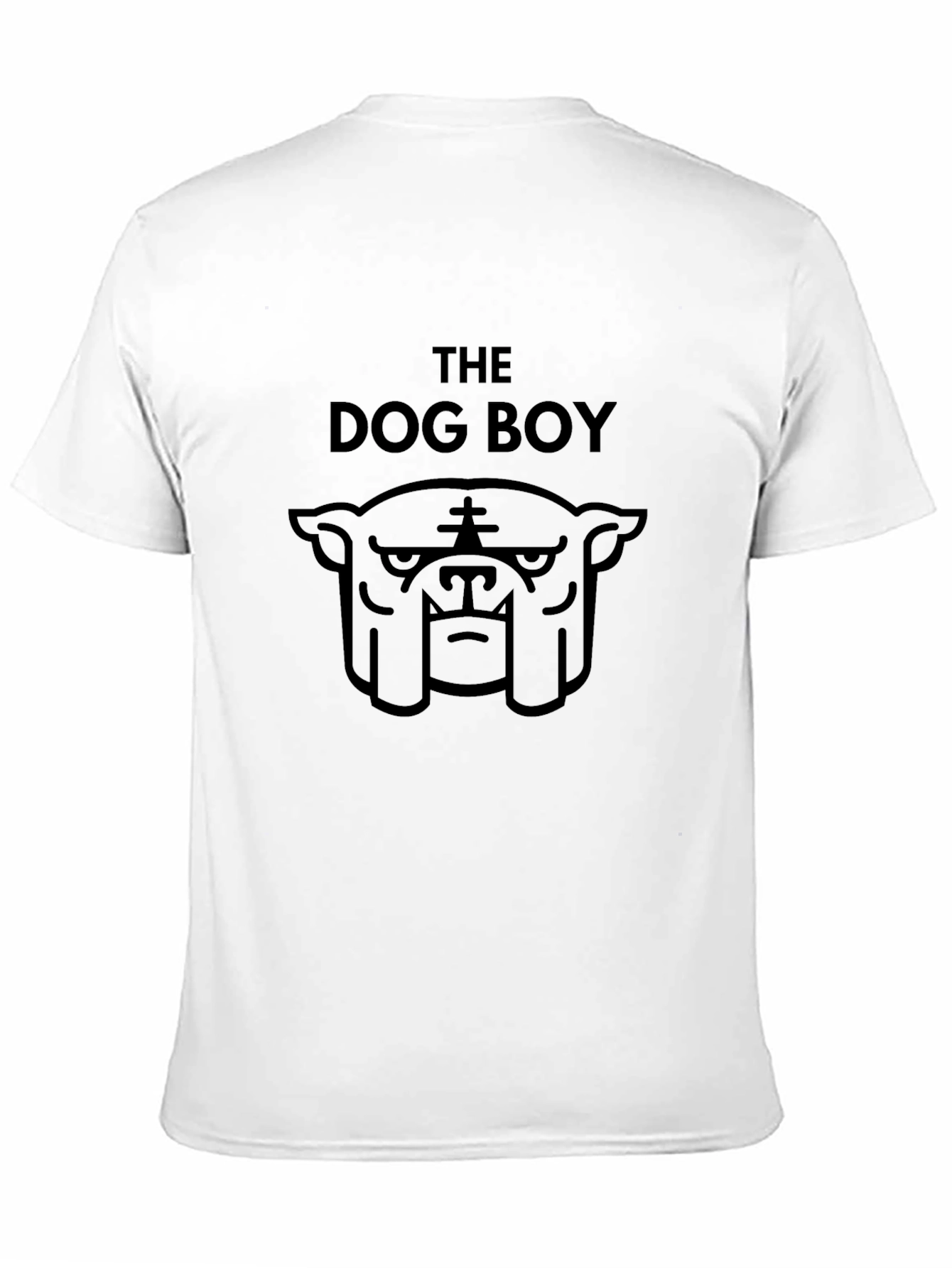 Black The Dog Boy Black Graphic Tee - Edgy Cool view 11
