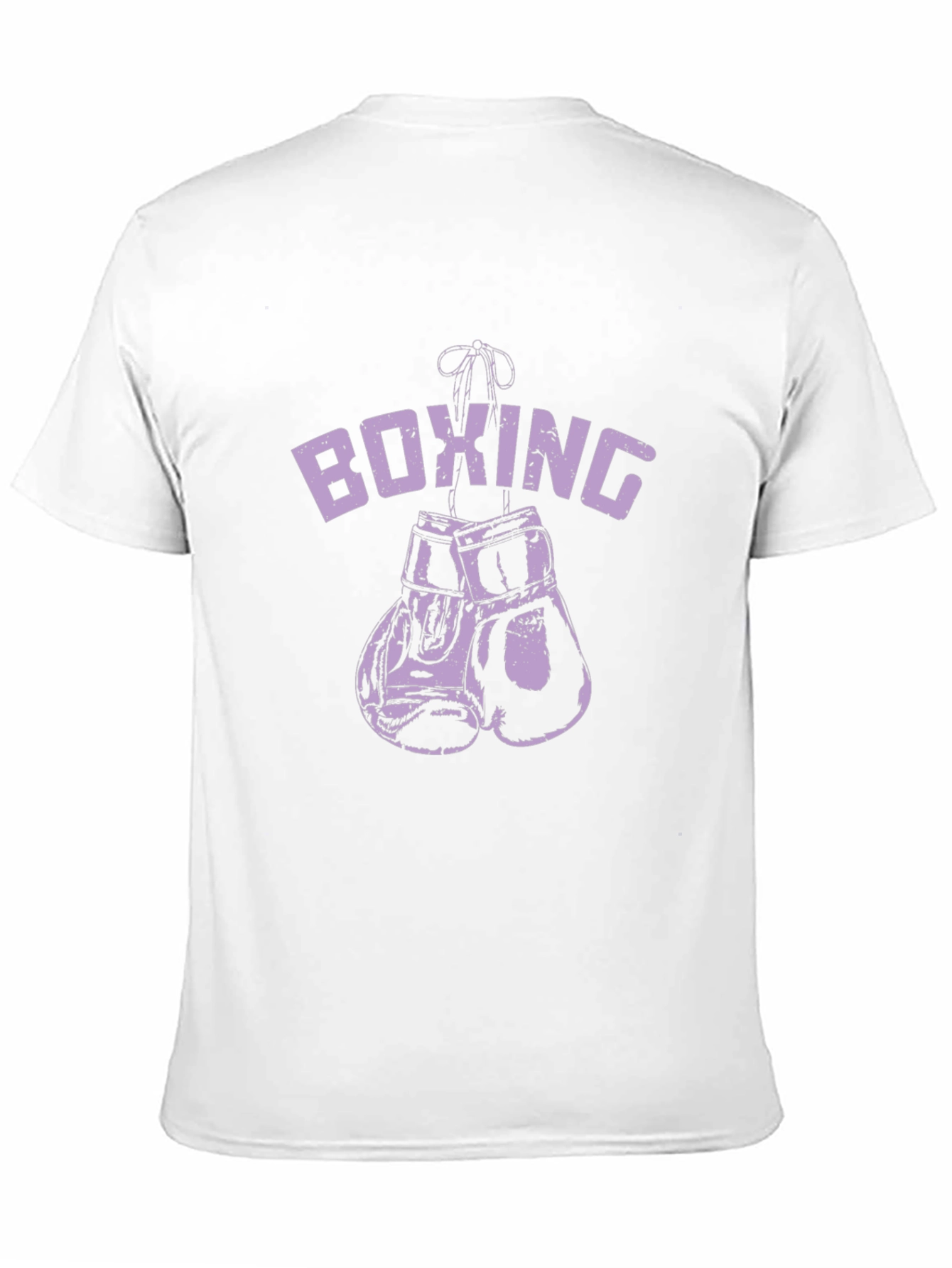 Black Boxing Gloves Graphic Tee - Black Cotton T-Shirt view 11