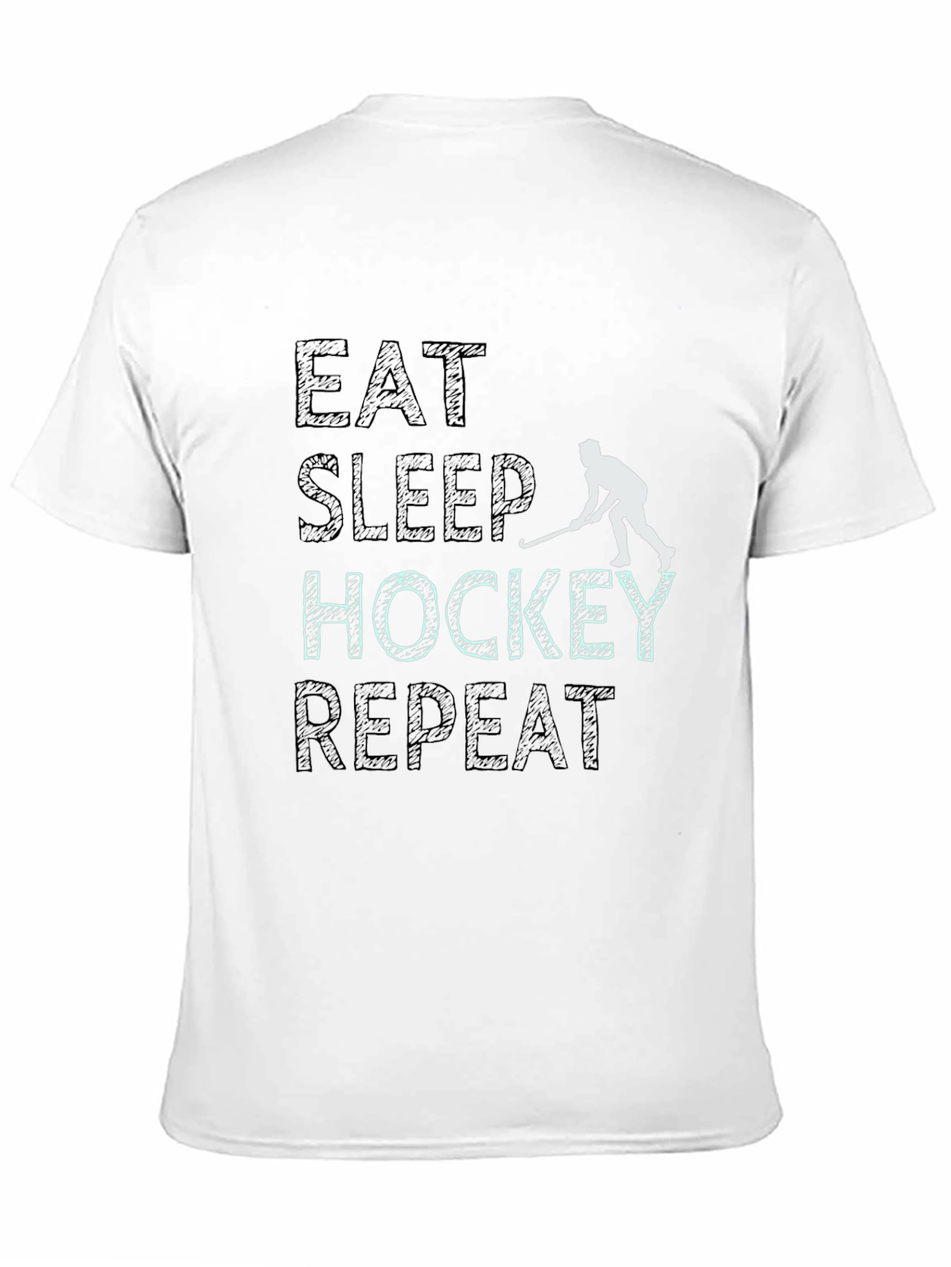 Eat Sleep Hockey Repeat Graphic Tee - 11
