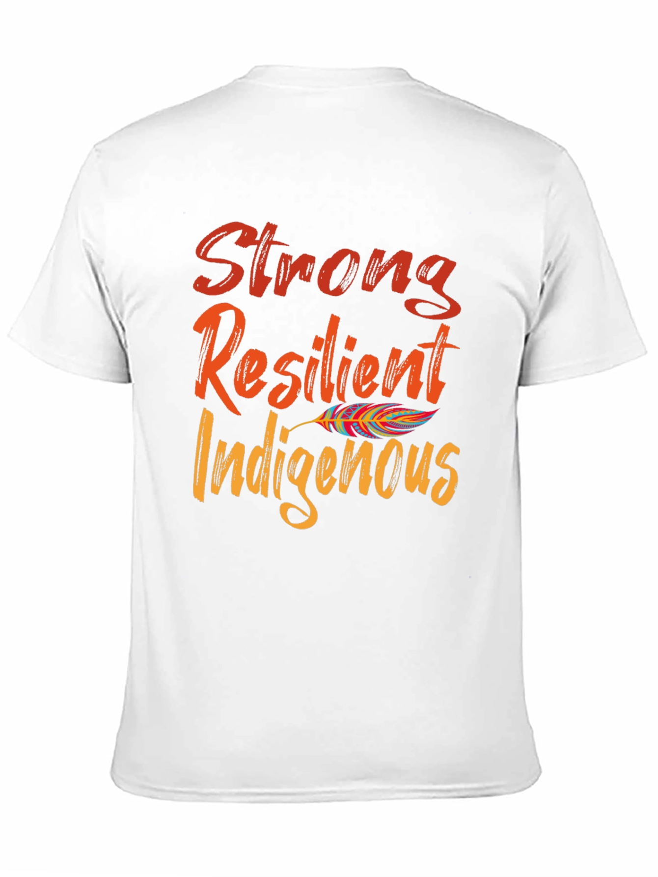 Black Strong Resilient Indigenous T-Shirt view 11