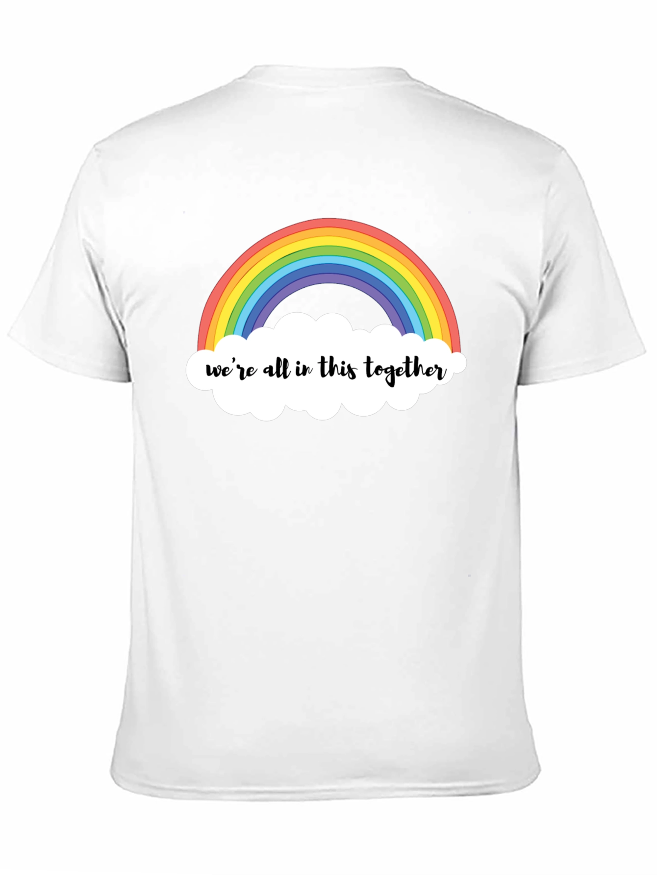 Black Rainbow 'We're All in This Together' T-Shirt view 11