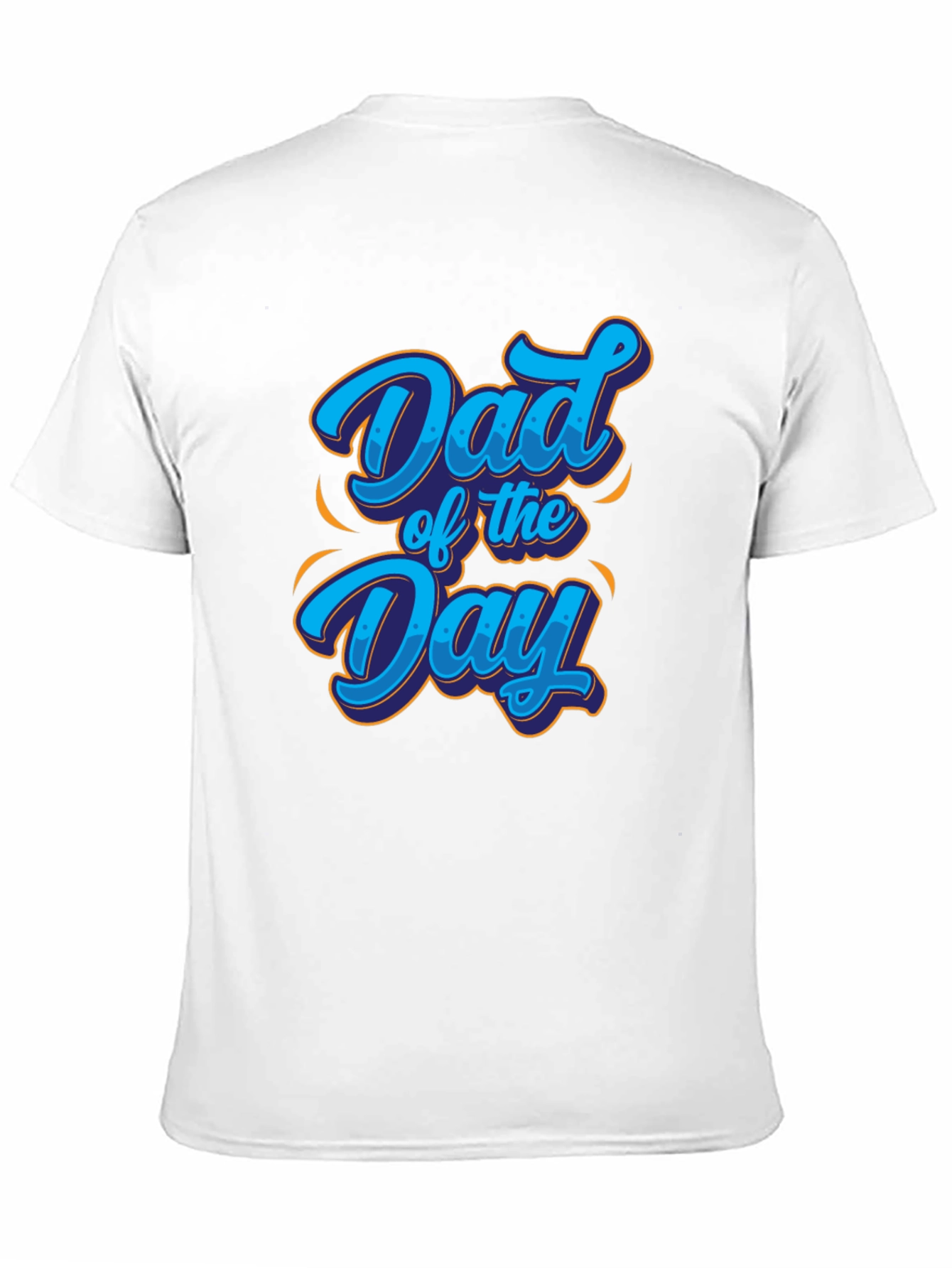 Black Dad of the Day Graphic T-Shirt - Black view 11