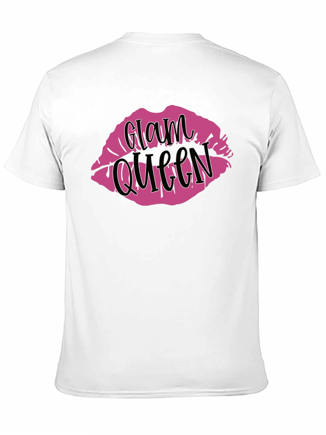 Black Glam Queen Lips Graphic T-Shirt view 11