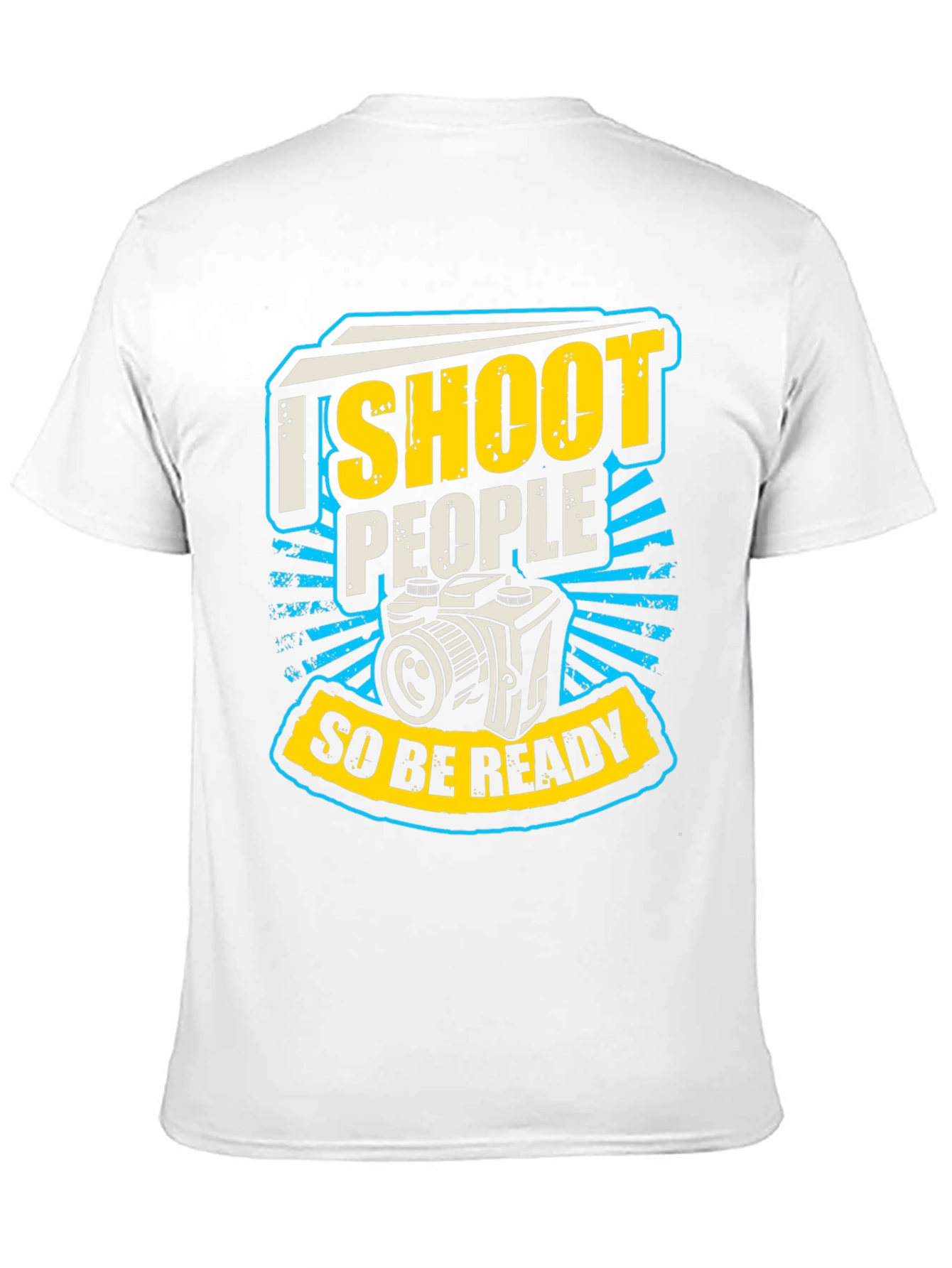 Black I Shoot People T-Shirt view 11