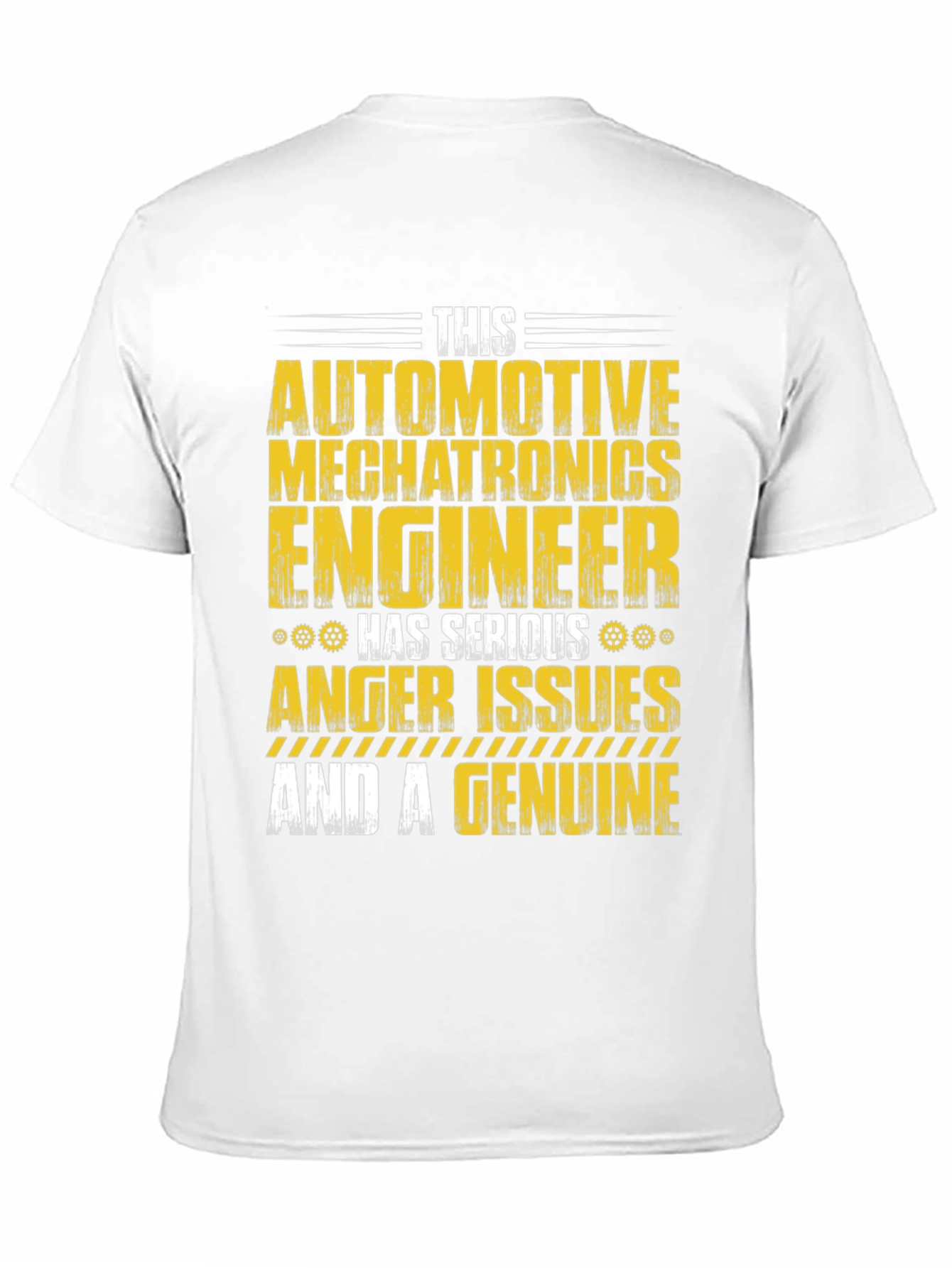 Black Automotive Mechatronics Engineer T-Shirt view 11
