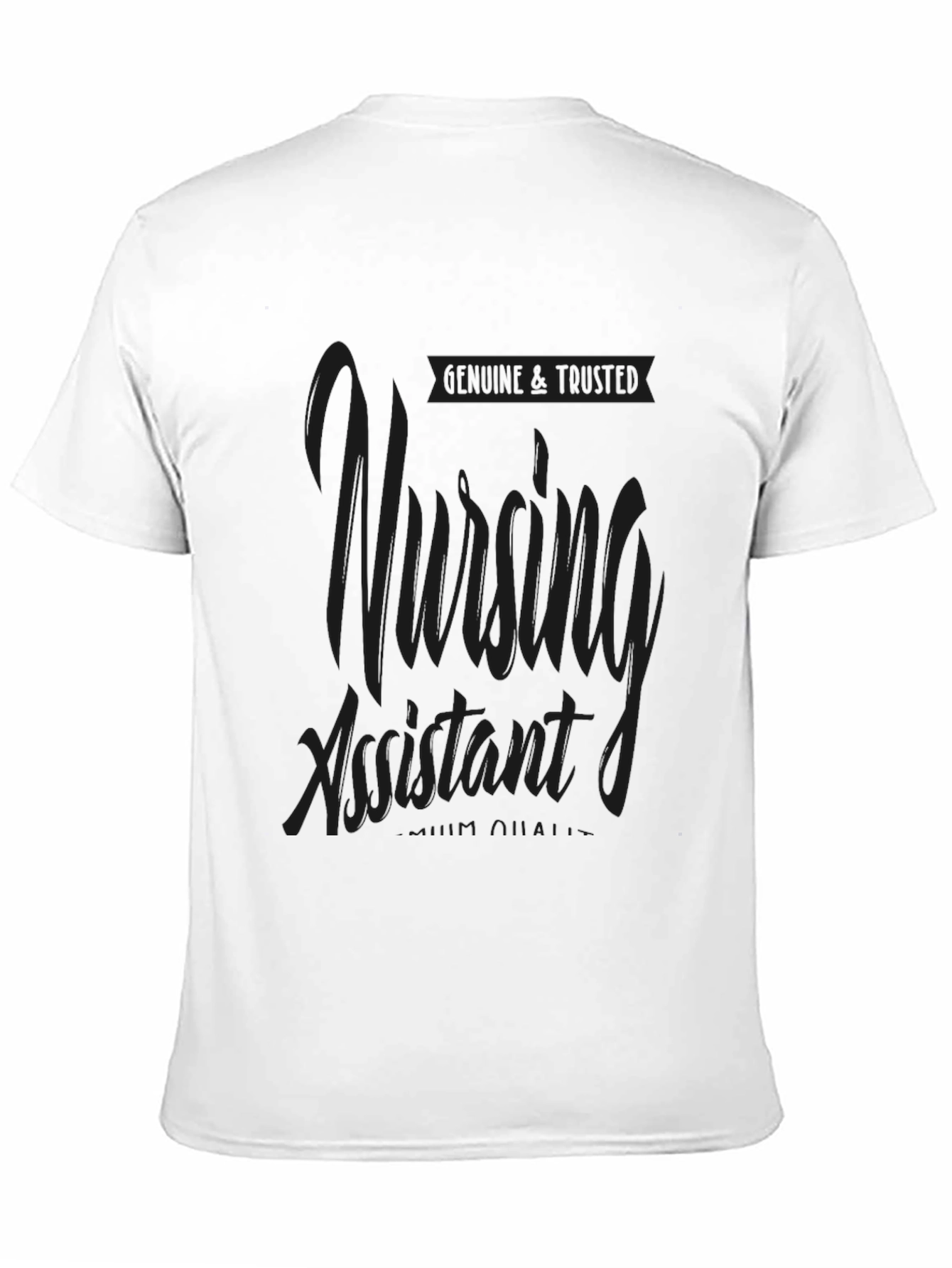 Black Nursing Assistant T-Shirt - Genuine & Trusted Quality Design view 11