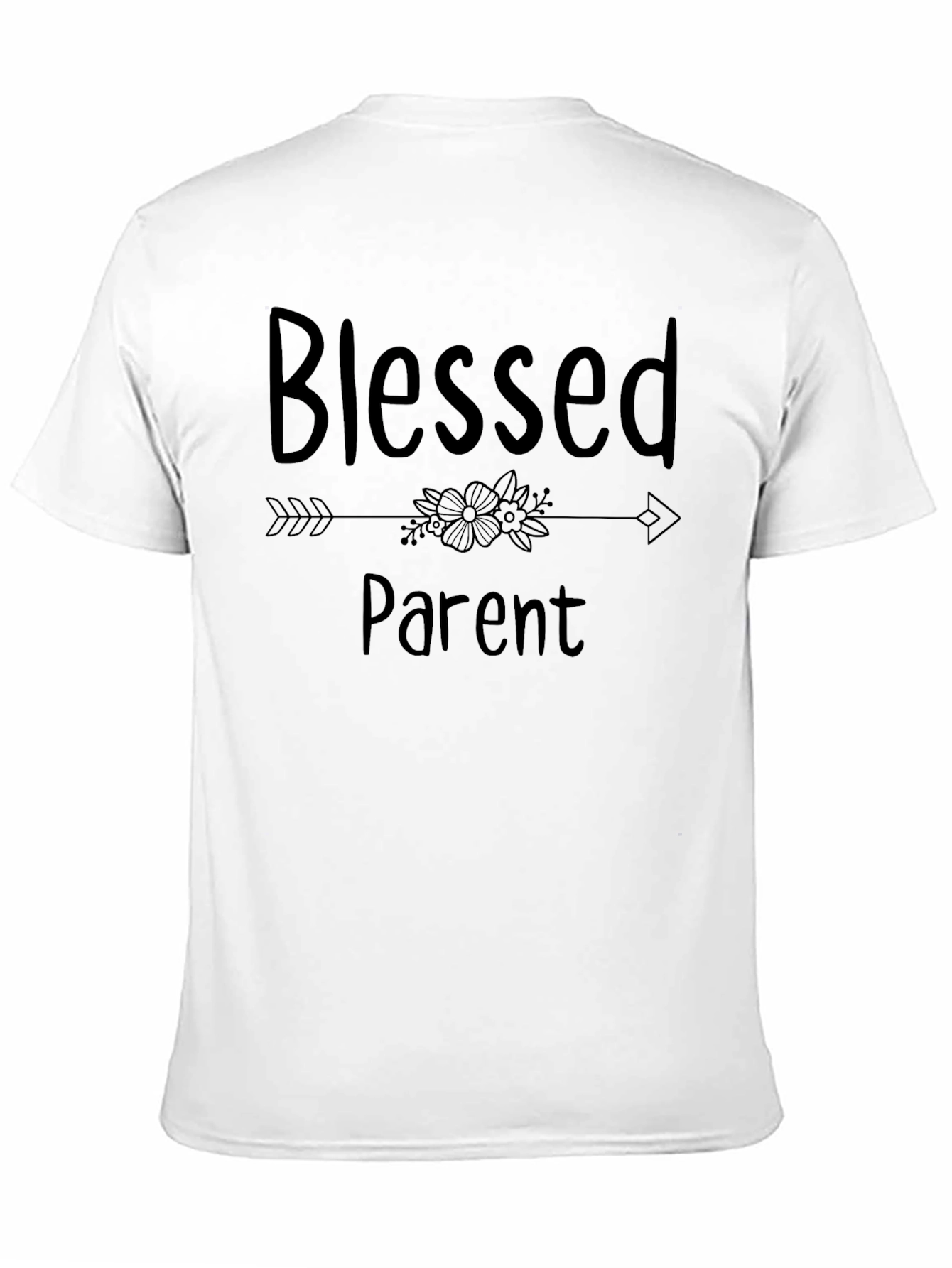 Blessed Parent Graphic Tee - Black - 11