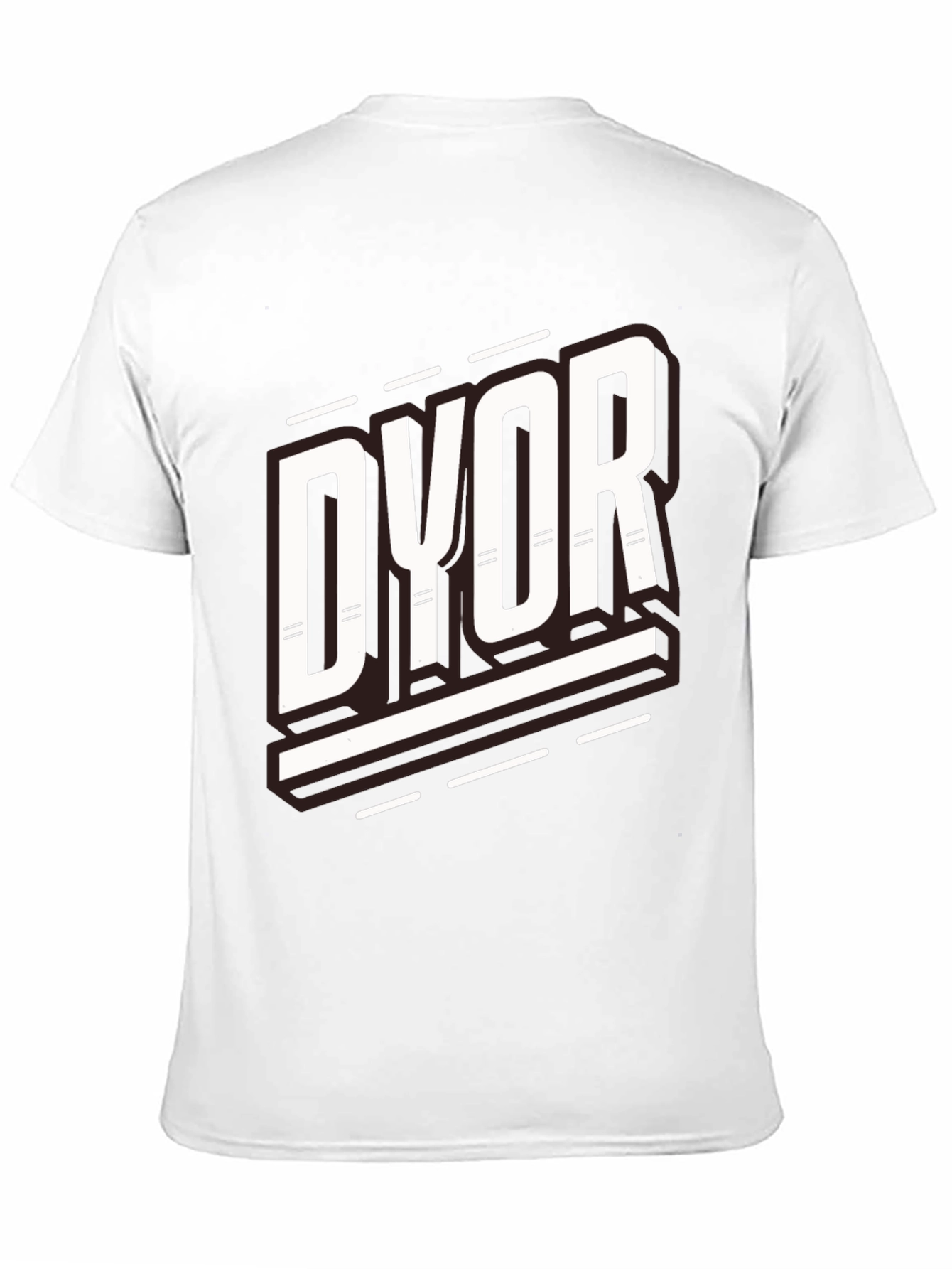 Black DYOR Black Graphic Tee view 11