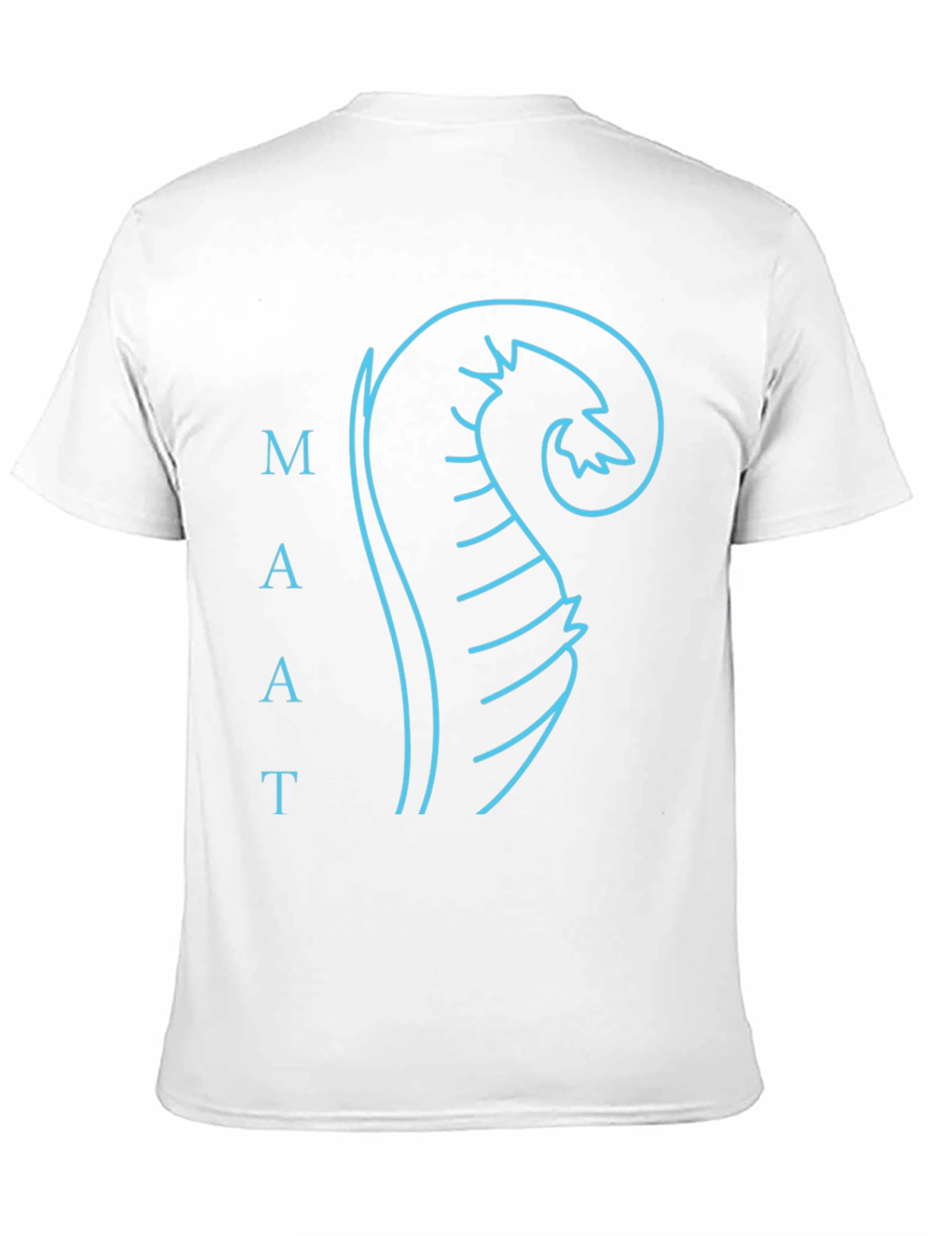 Black Maat Feather Graphic Tee - Black view 11