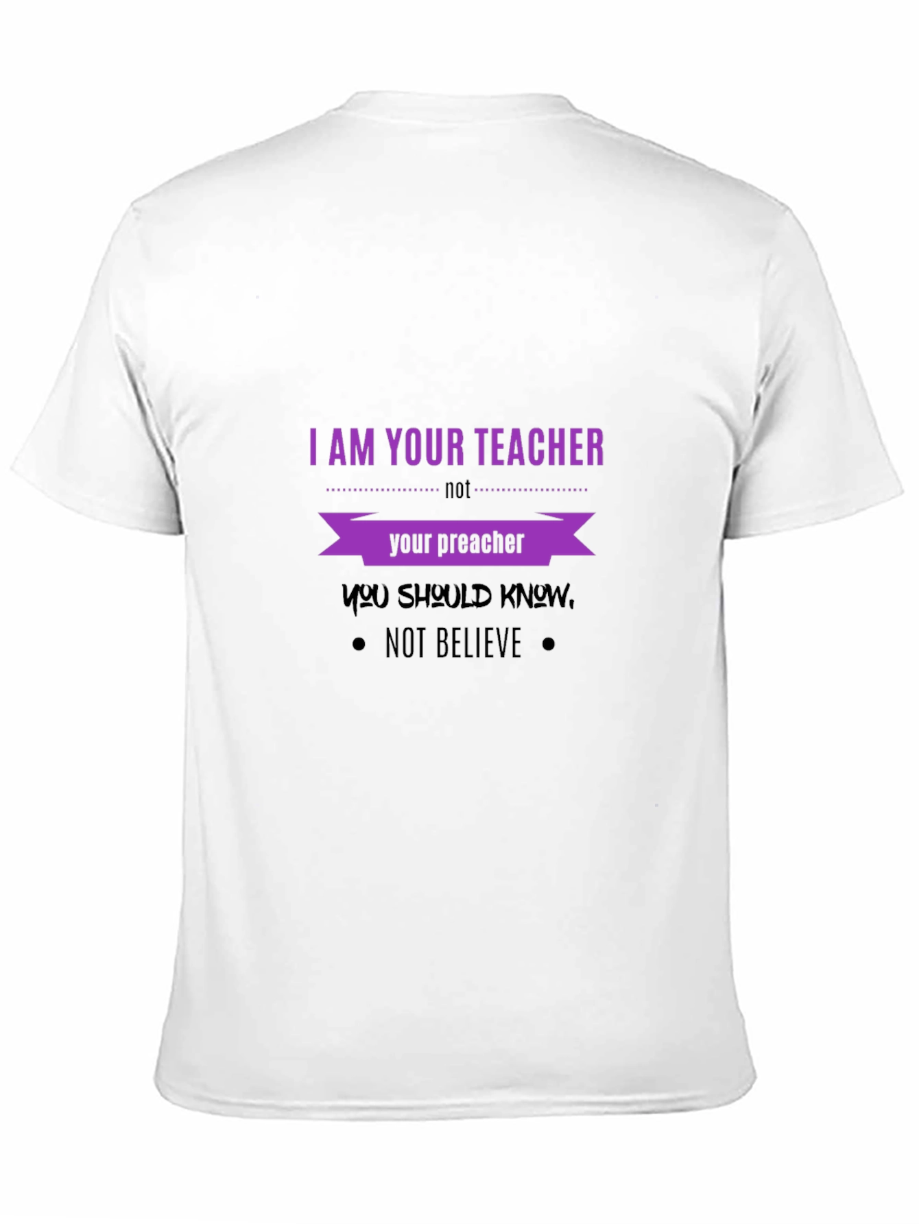 Black Teacher Vs. Preacher Graphic Tee view 11