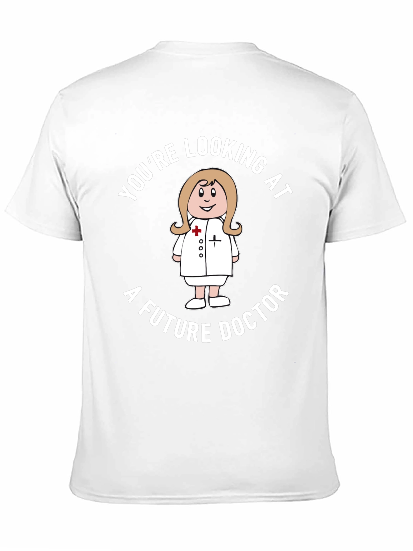 Black Future Doctor T-Shirt - Cute Medical Student Tee view 11