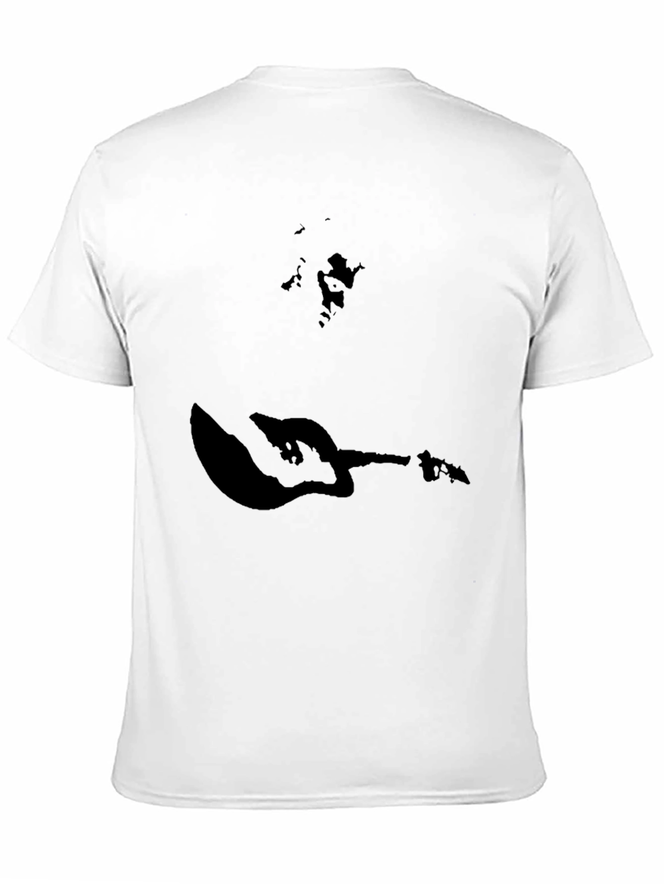 Black Stylish Black Graphic Print T-Shirt view 11