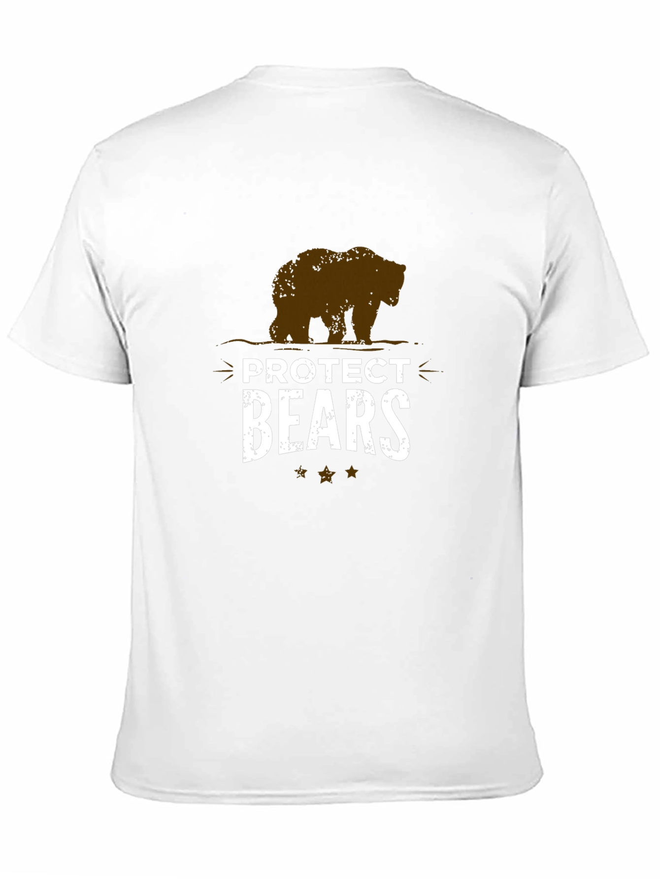 Black Protect Bears Graphic T-Shirt - Animal Lover Tee view 11