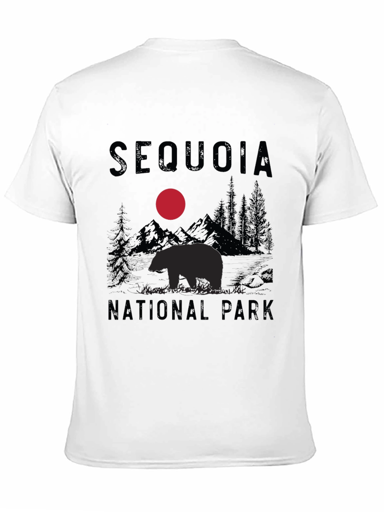 Black Sequoia National Park Black T-Shirt view 11