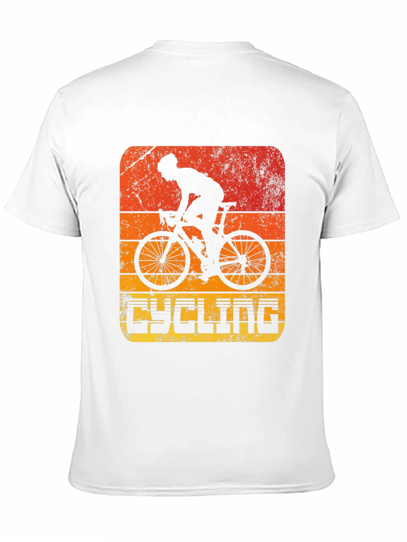 Black Retro Cycling T-Shirt - Stylish Cyclist Graphic Tee view 11