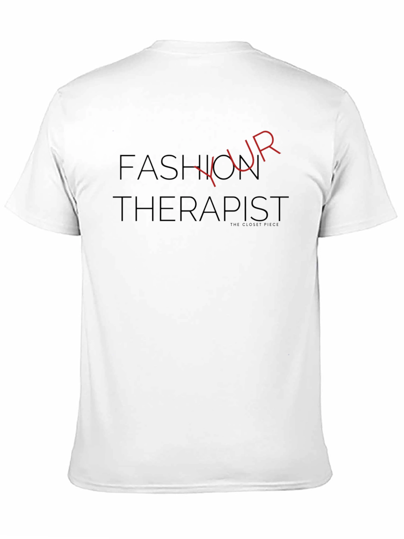 Black Fashion Your Therapist T-Shirt - Stylish Graphic Tee view 11