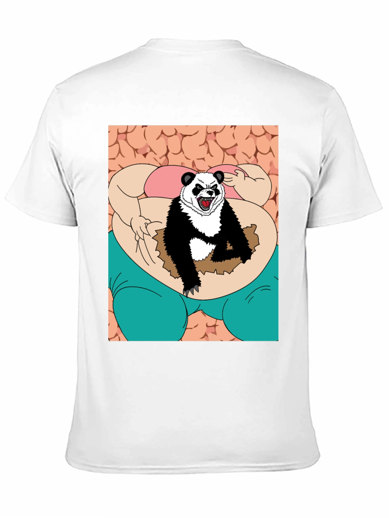 Black Funny Panda T-Shirt view 11
