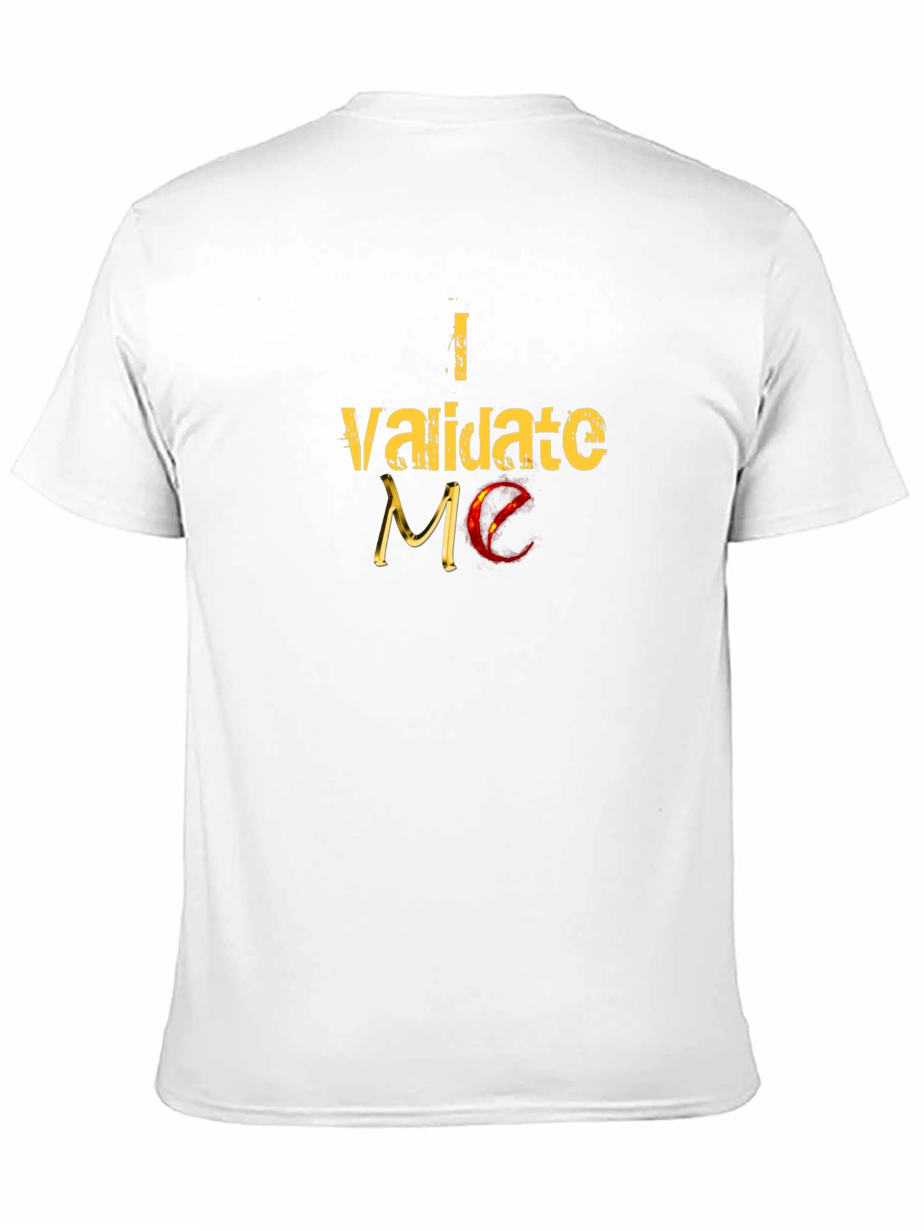 Black Validate Me Graphic Tee - Premium Cotton Blend view 11