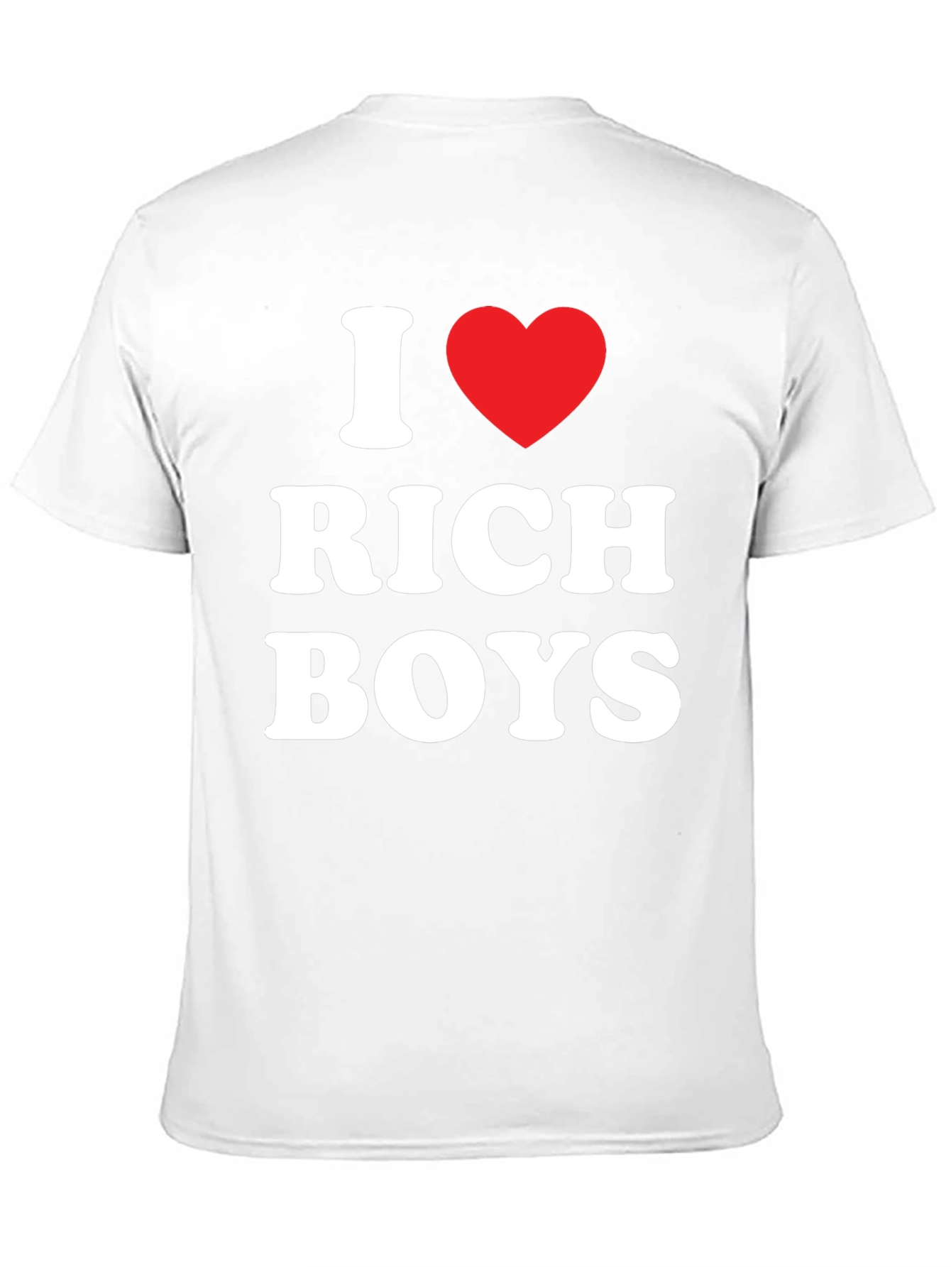 Black I Heart Rich Boys Tee - Men's Black T-Shirt view 11